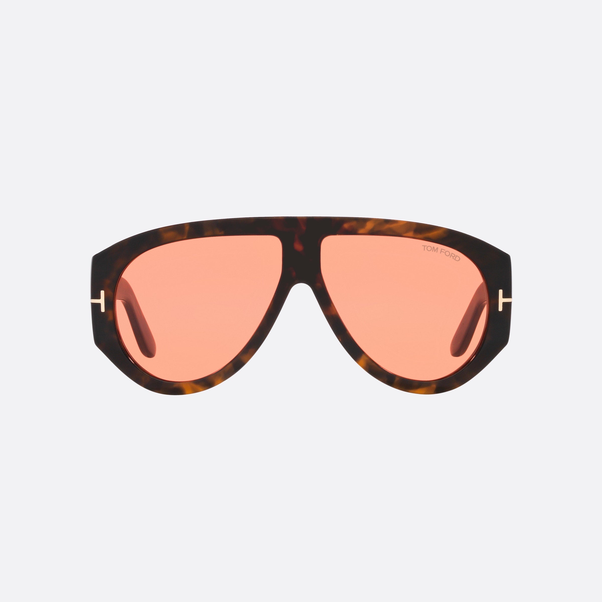 Tom 60mm Ford Ft1044 Brown Pilot Men Sunglasses - Side View