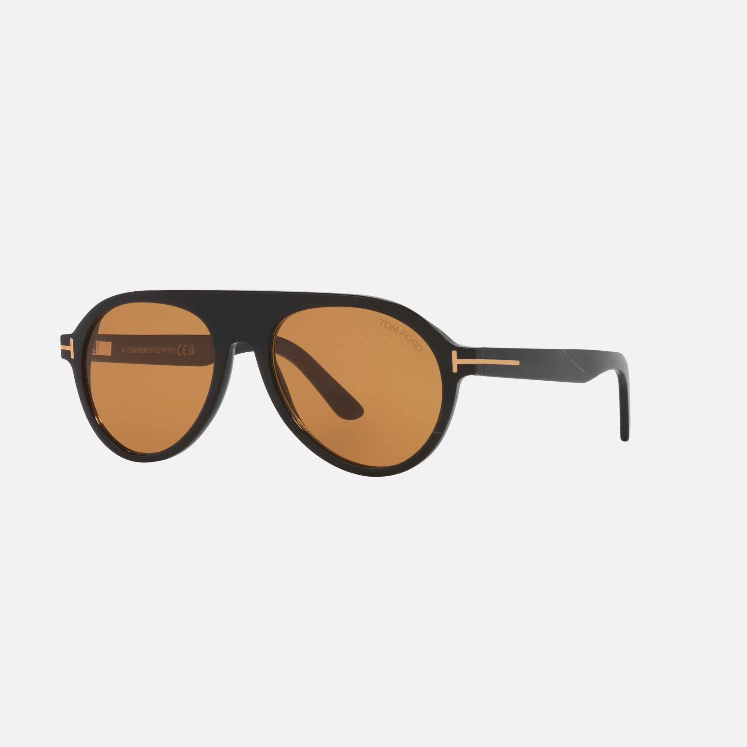 Tom 54mm Ford Ft1047 Black Pilot Men Sunglasses - Main View