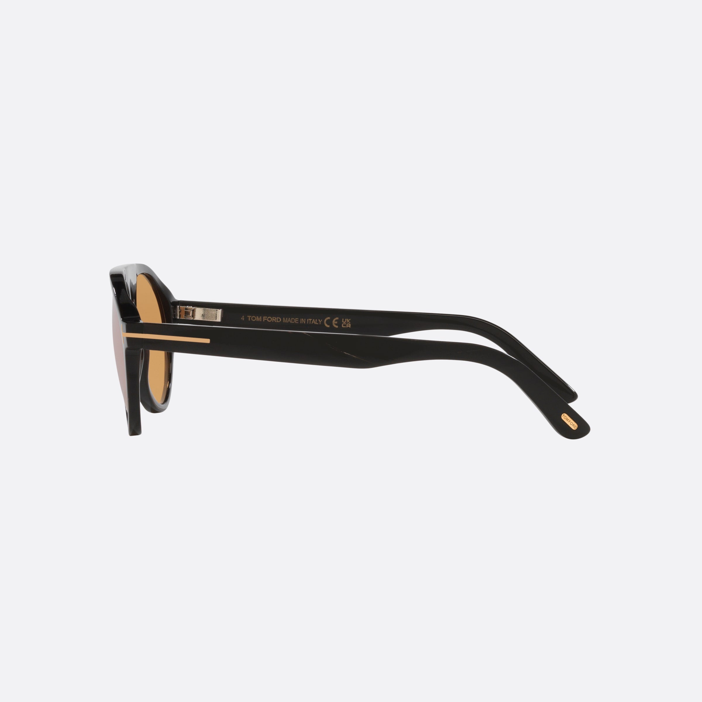 Tom 54mm Ford Ft1047 Black Pilot Men Sunglasses - Detail View