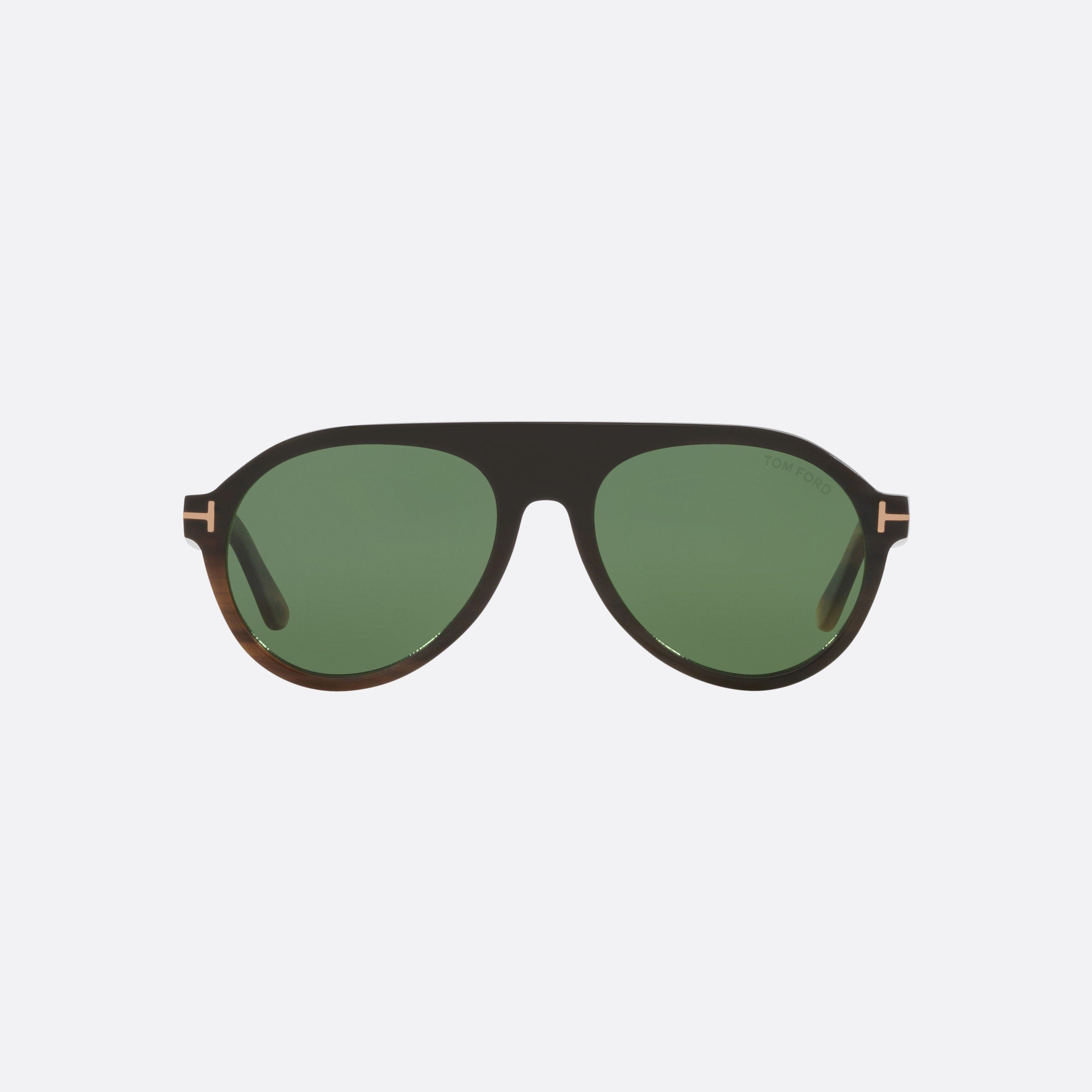 Tom 54mm Ford Ft1047 Brown Pilot Men Sunglasses - Side View