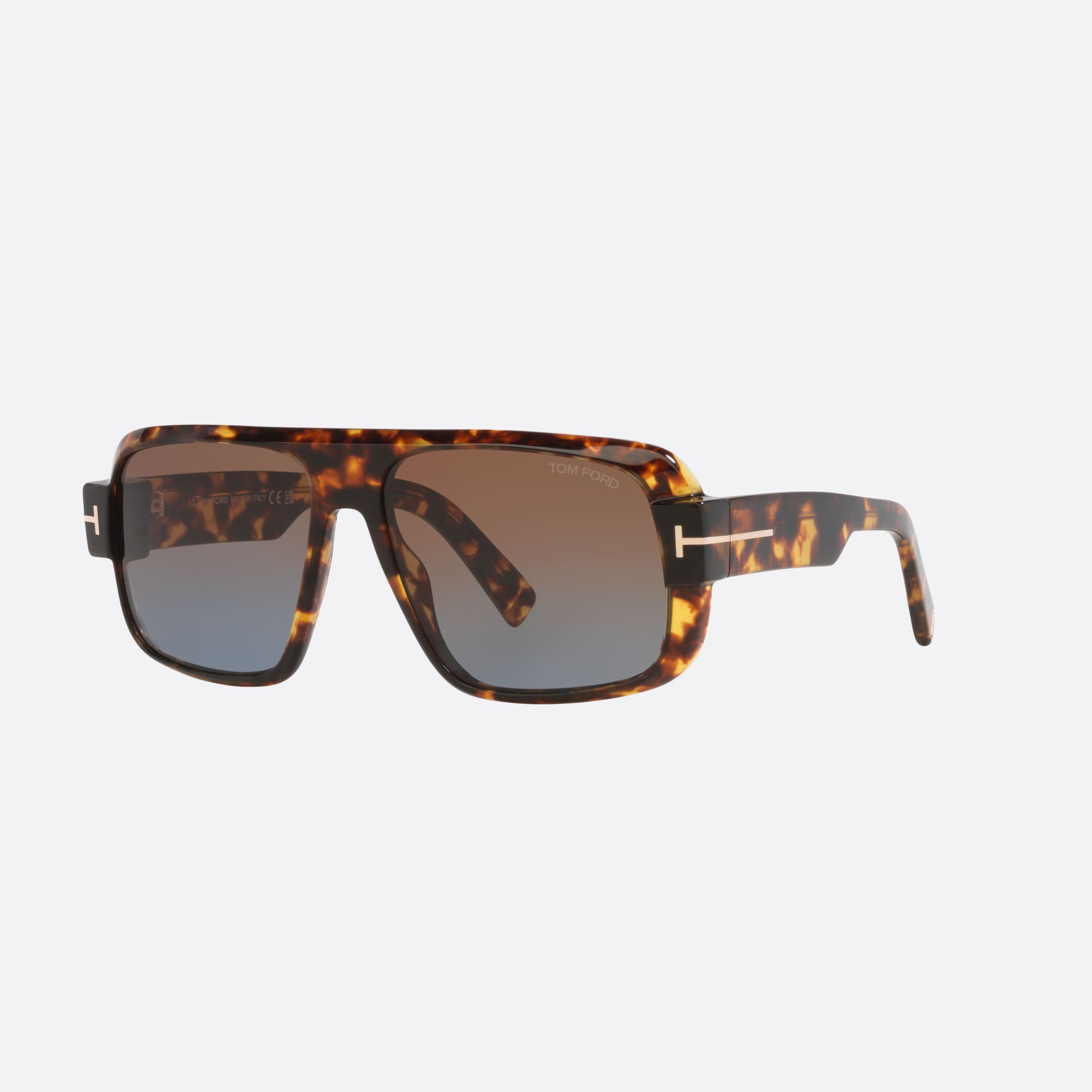 Tom 58mm Ford Ft1101 52f Tortoise Pilot Men Sunglasses - Main View