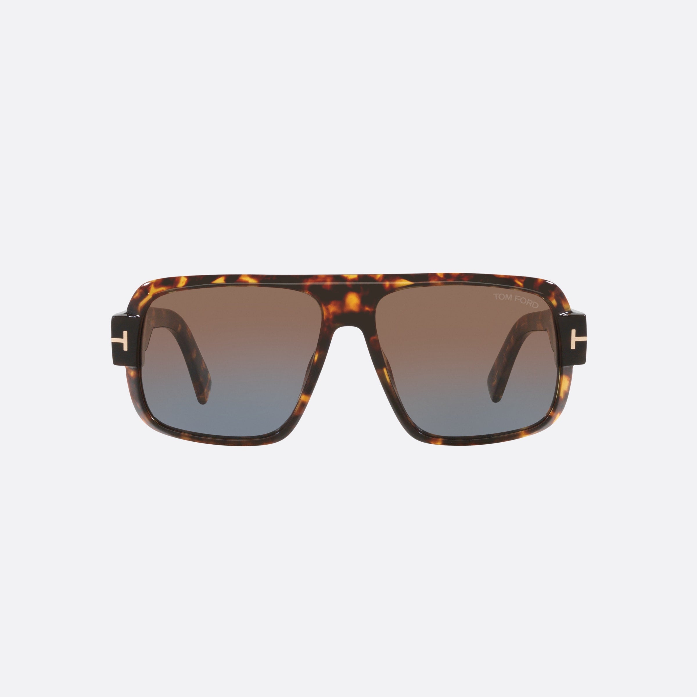 Tom 58mm Ford Ft1101 52f Tortoise Pilot Men Sunglasses - Side View