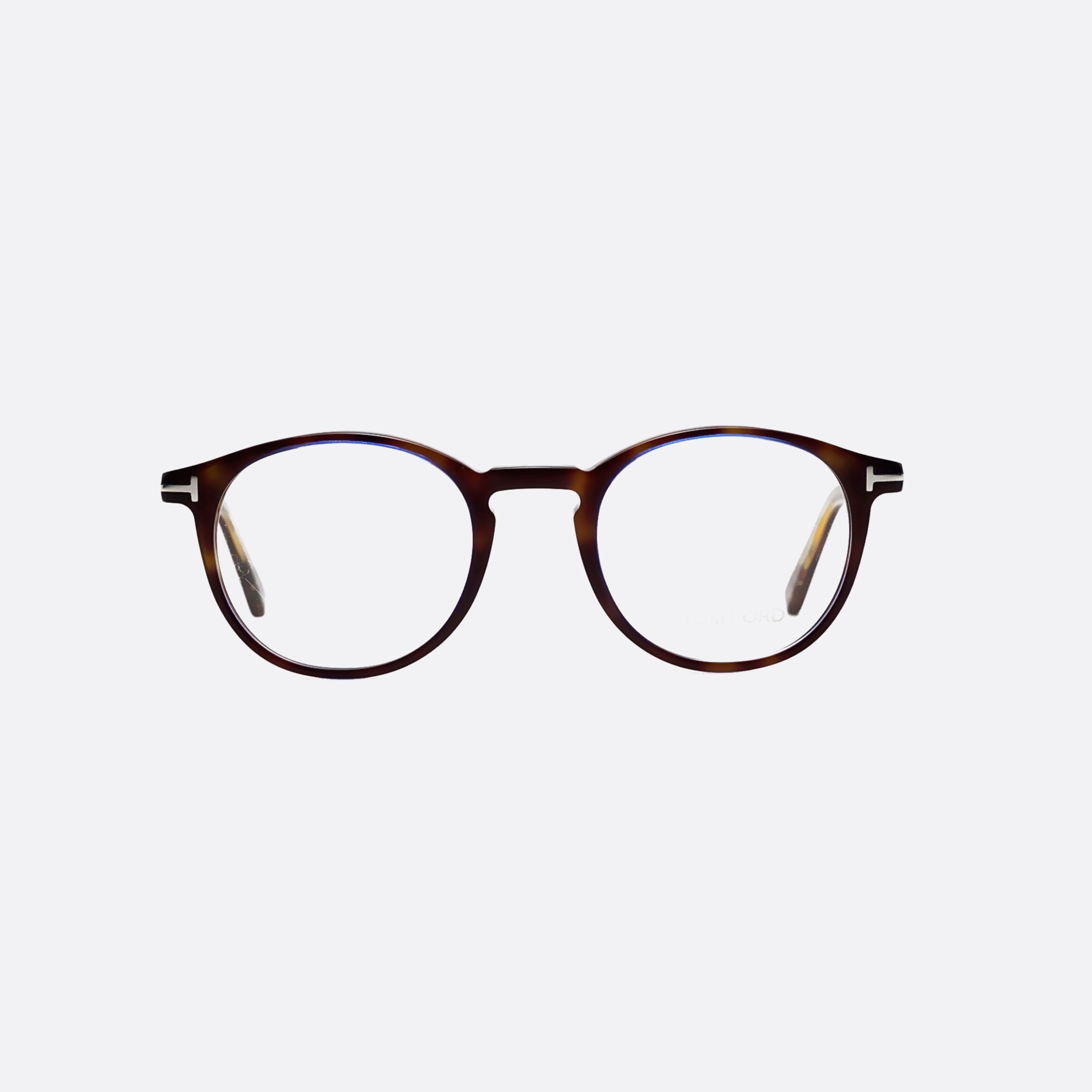Tom 48mm Ford Ft5294 Tortoise Oval Unisex Eyeglasses - Side View