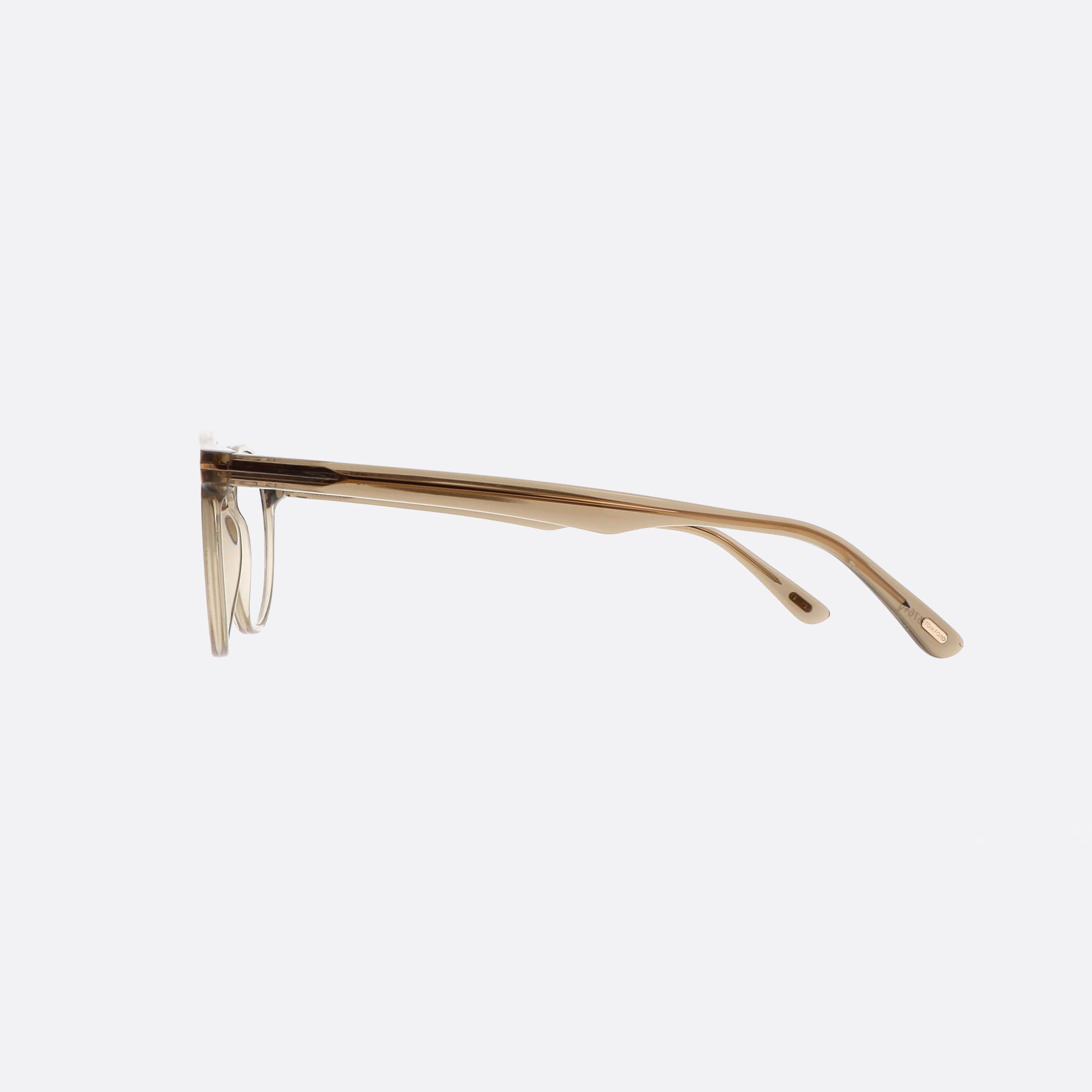 Tom 48mm Ford Ft5557 Clear Round Unisex Eyeglasses - Detail View