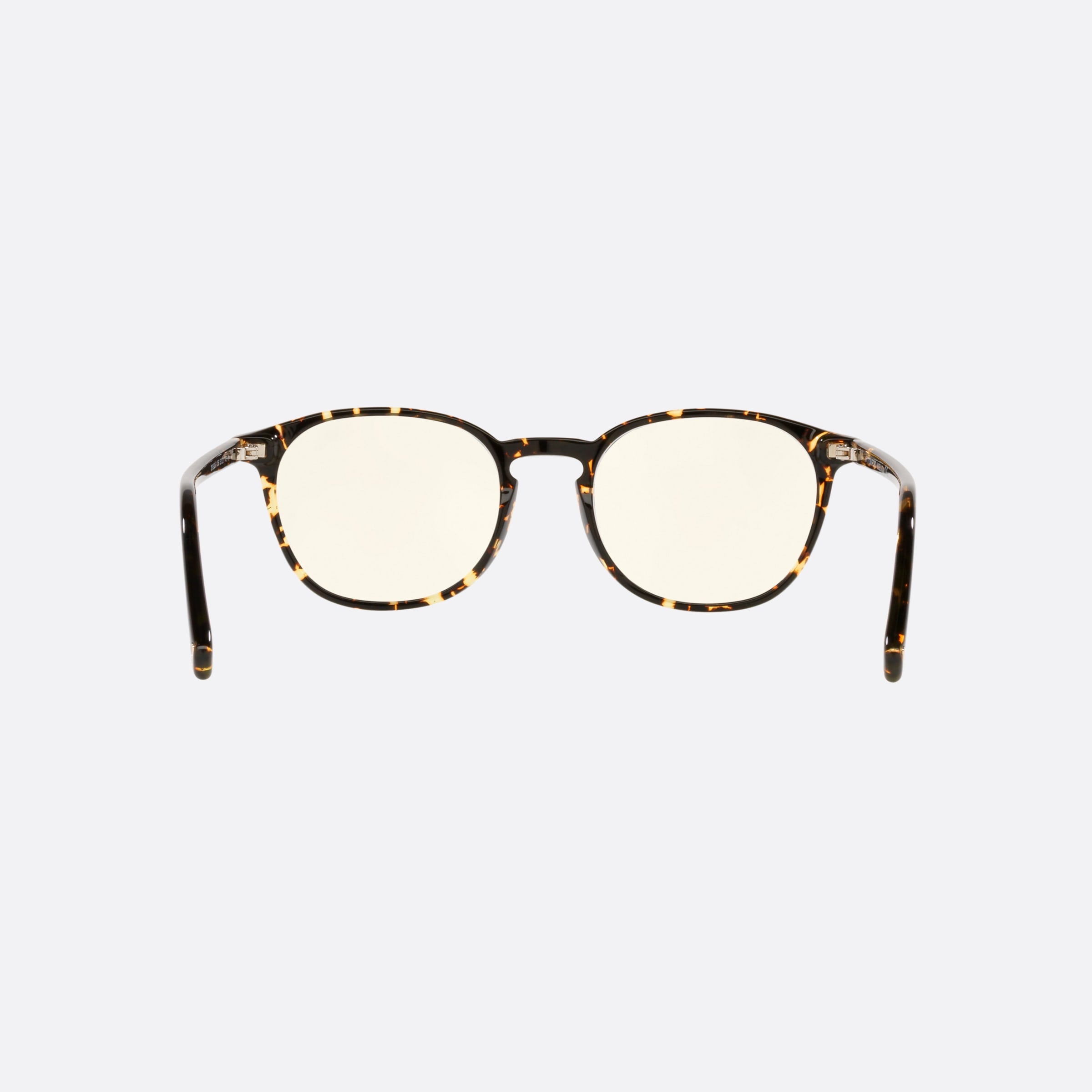 Tom 52mm Ford Ft5583 Tortoiseshell Irregular Unisex Eyeglasses - Side View