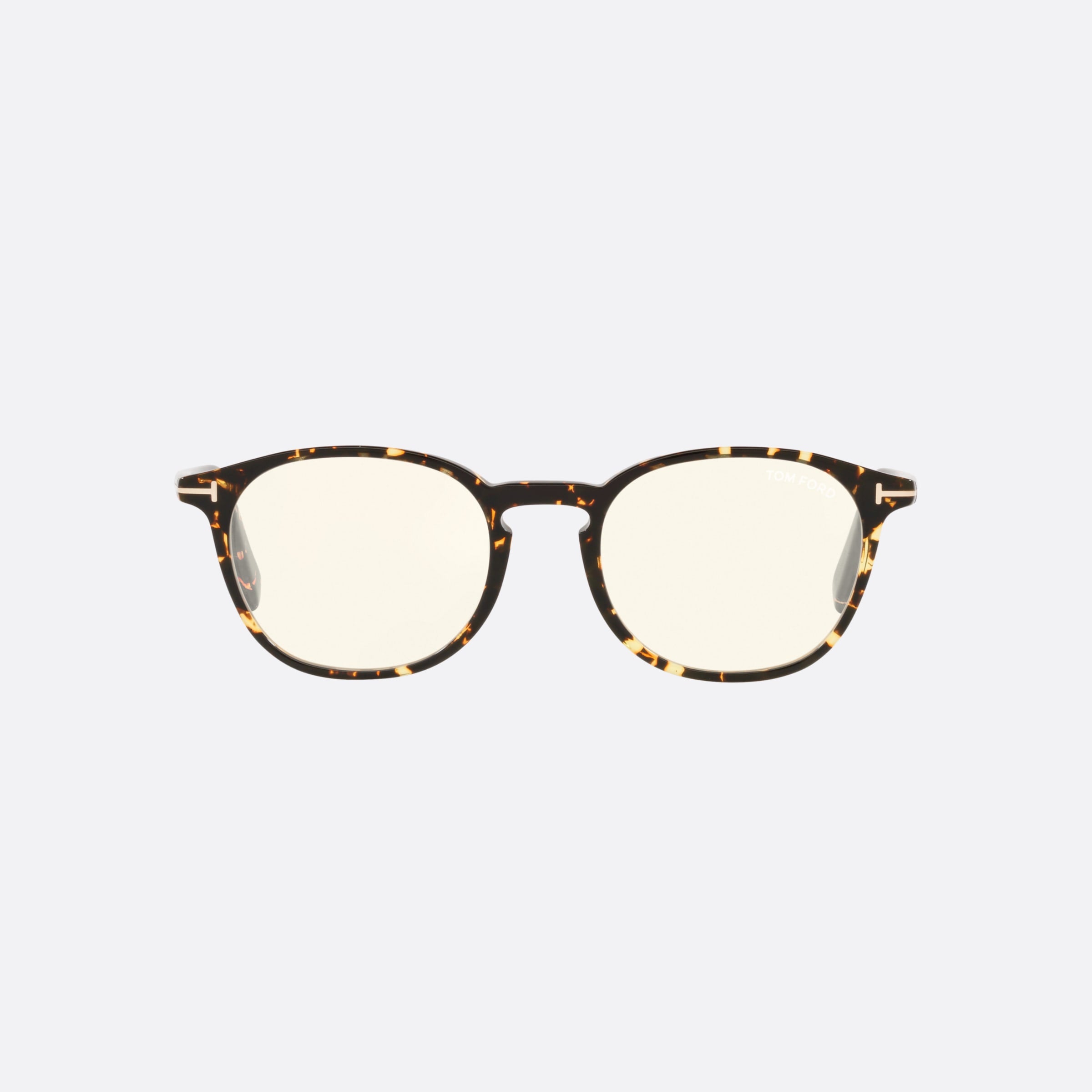 Tom 52mm Ford Ft5583 Tortoiseshell Irregular Unisex Eyeglasses - Lifestyle Shot