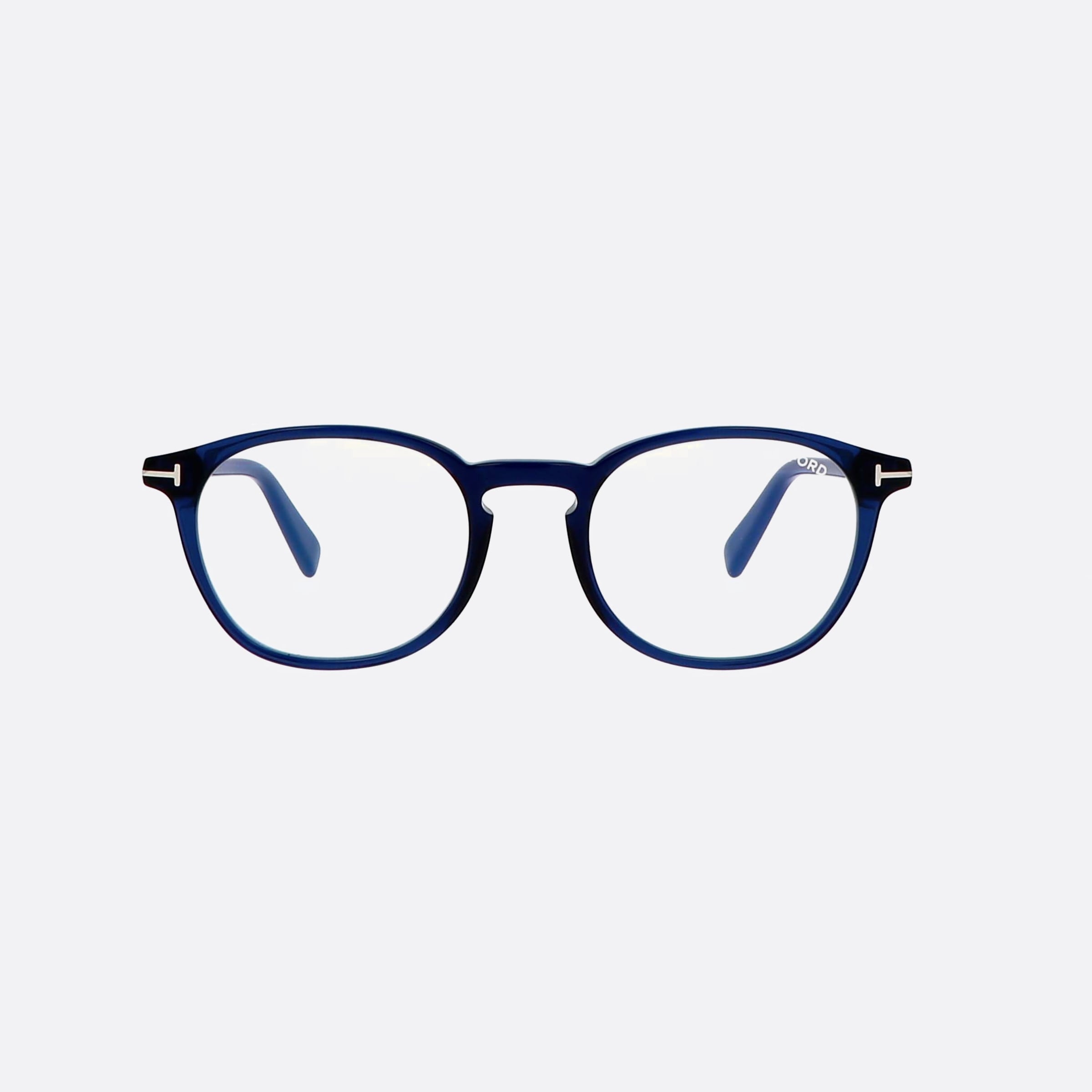 Tom 50mm Ford Ft5583 Blue Oval Unisex Eyeglasses - Side View