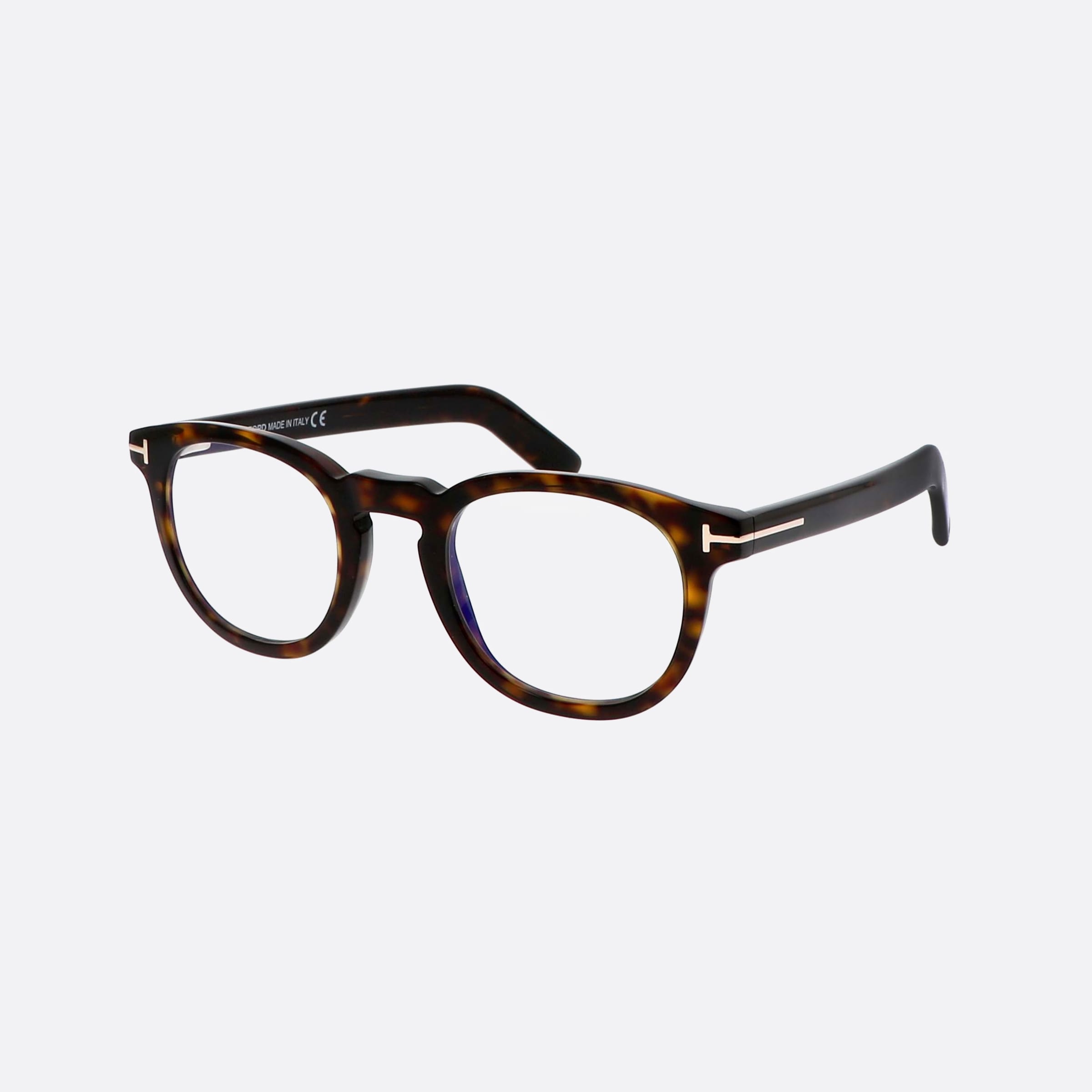 Tom 48mm Ford Ft5629 Tortoise Oval Unisex Eyeglasses - Main View