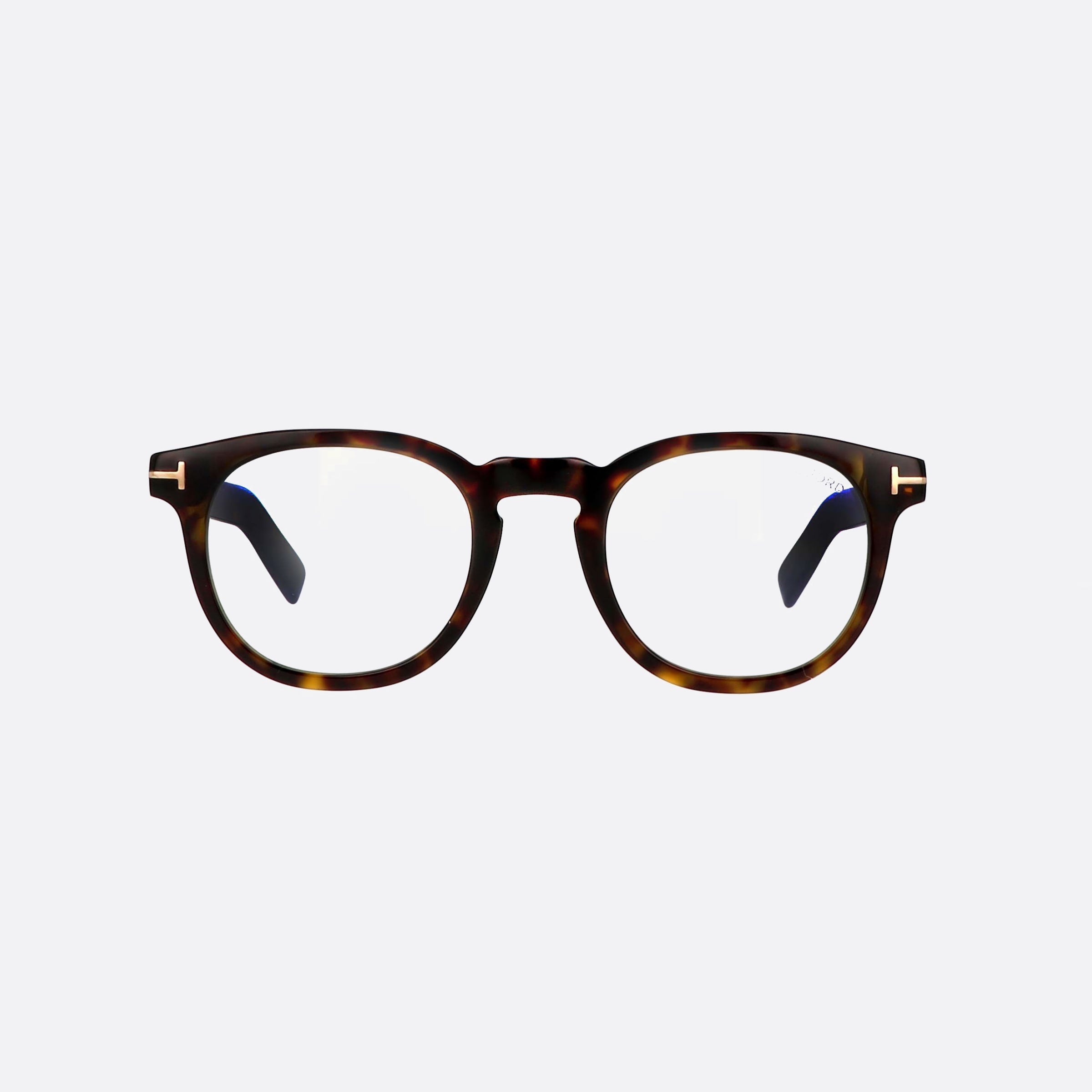 Tom 50mm Ford Ft5629 Tortoise Oval Unisex Eyeglasses - Side View