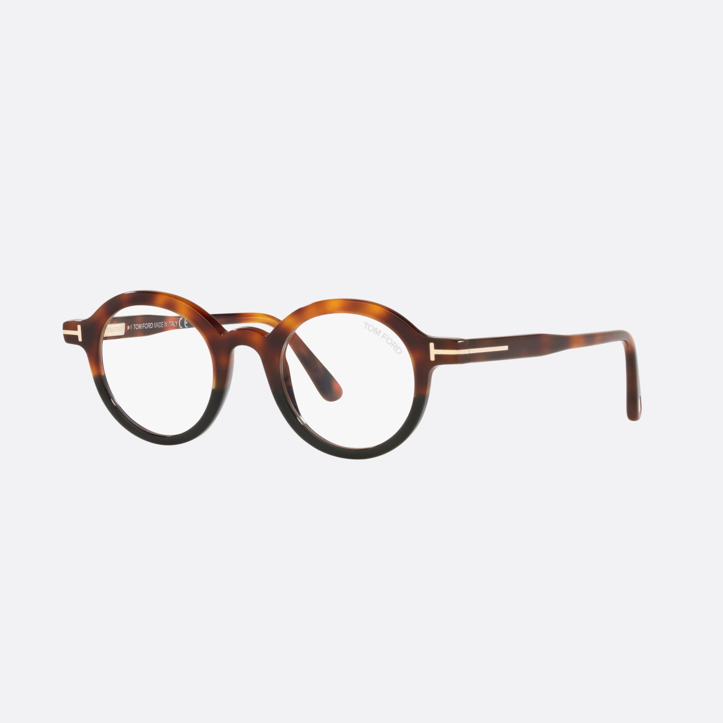 Tom 45mm Ford Ft5664 Tortoise Round Men Eyeglasses - Main View