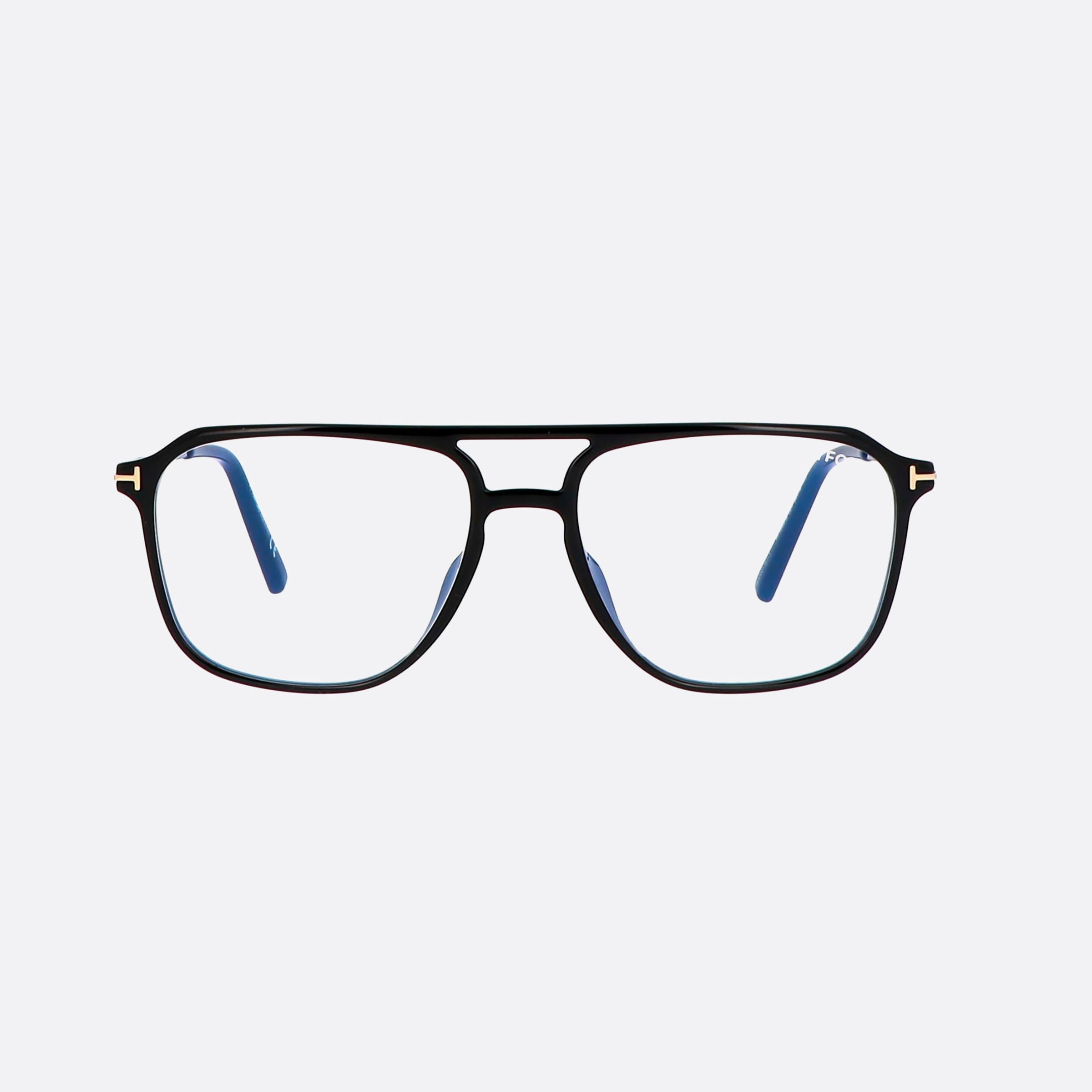 Tom 54mm Ford Ft5665 Black Pilot Men Eyeglasses - Side View