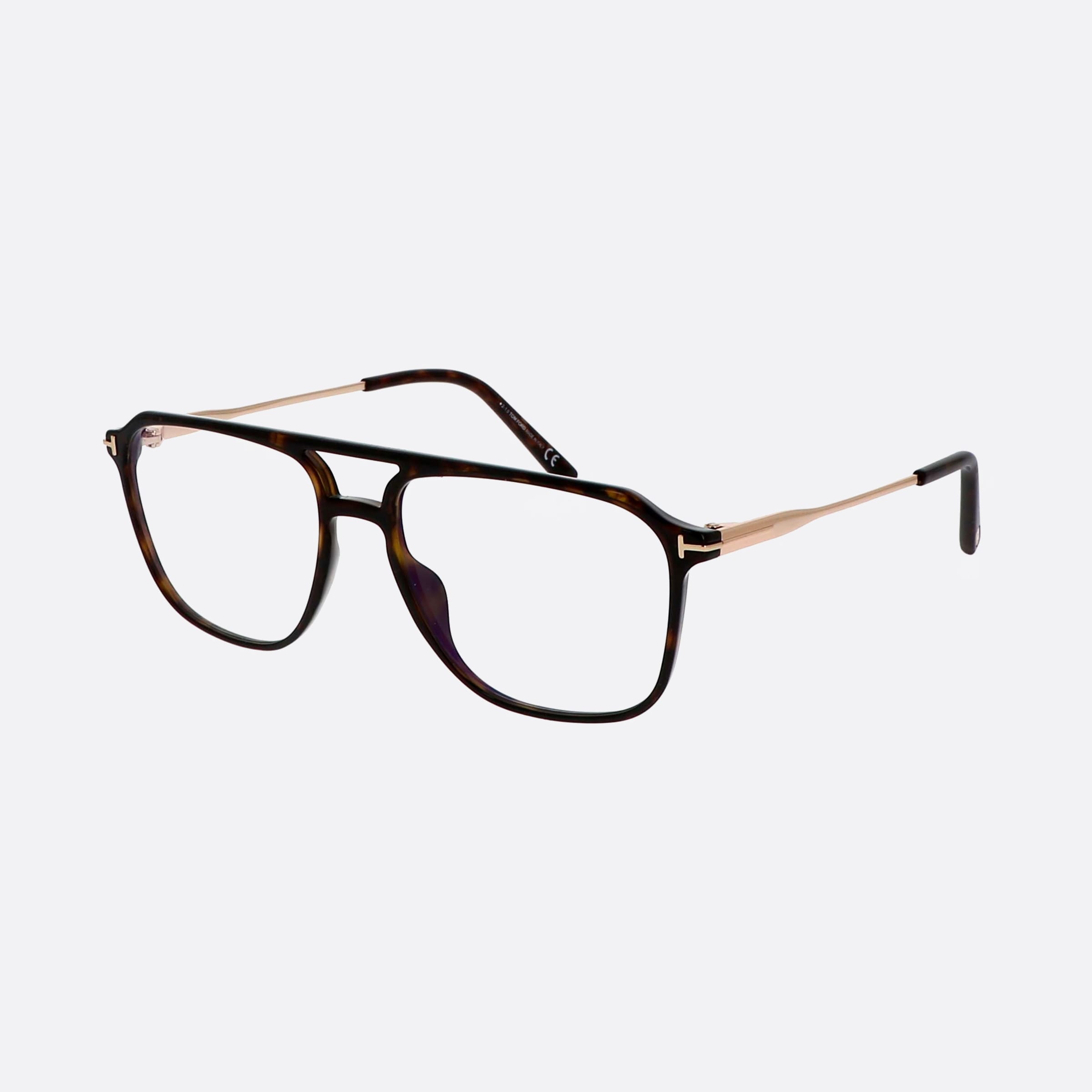 Tom 54mm Ford Ft5665 Tortoise Pilot Men Eyeglasses - Main View