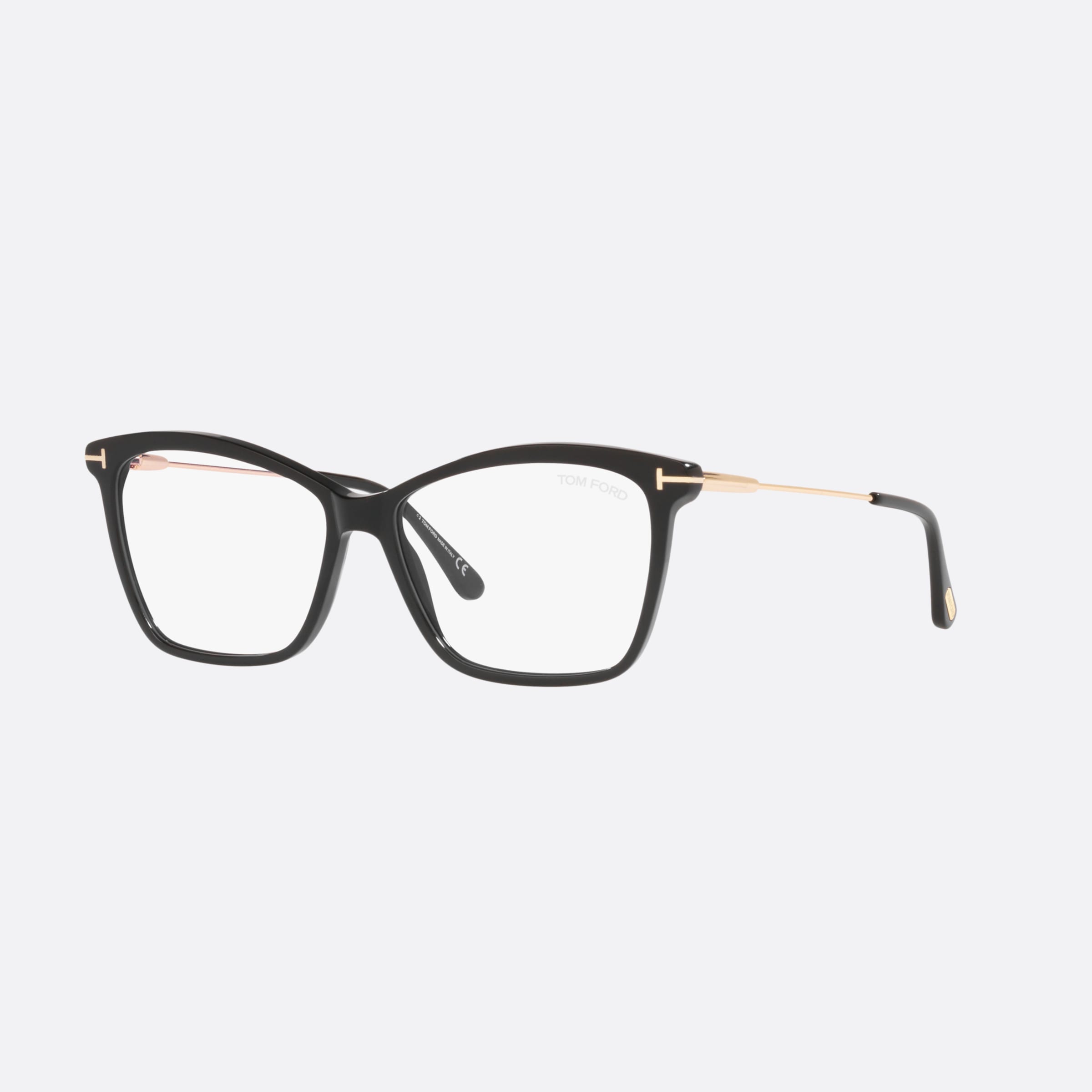 Tom 56mm Ford Ft5687 Black Square Women Eyeglasses - Main View