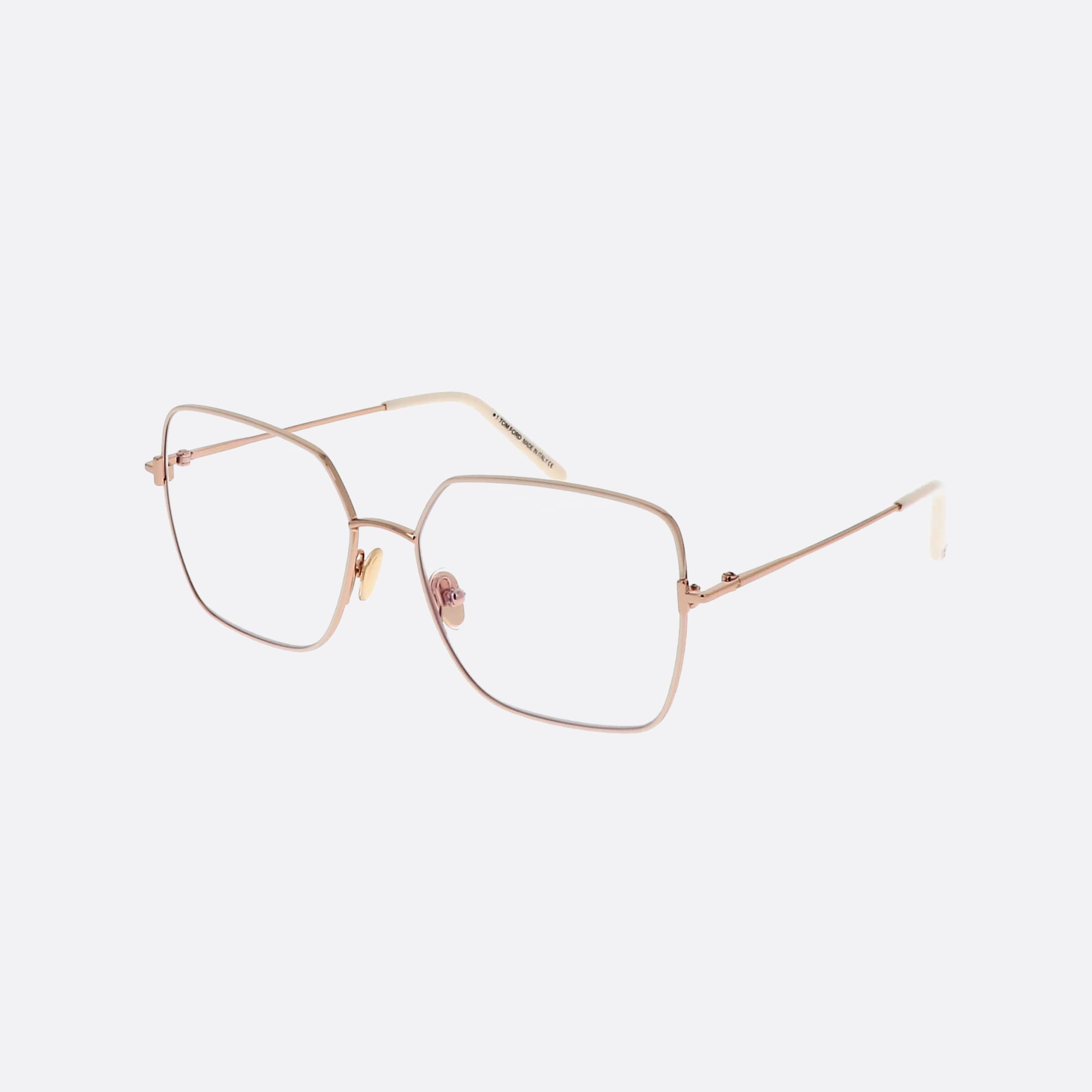 Tom 57mm Ford Ft5739 Gold Square Women Eyeglasses - Main View