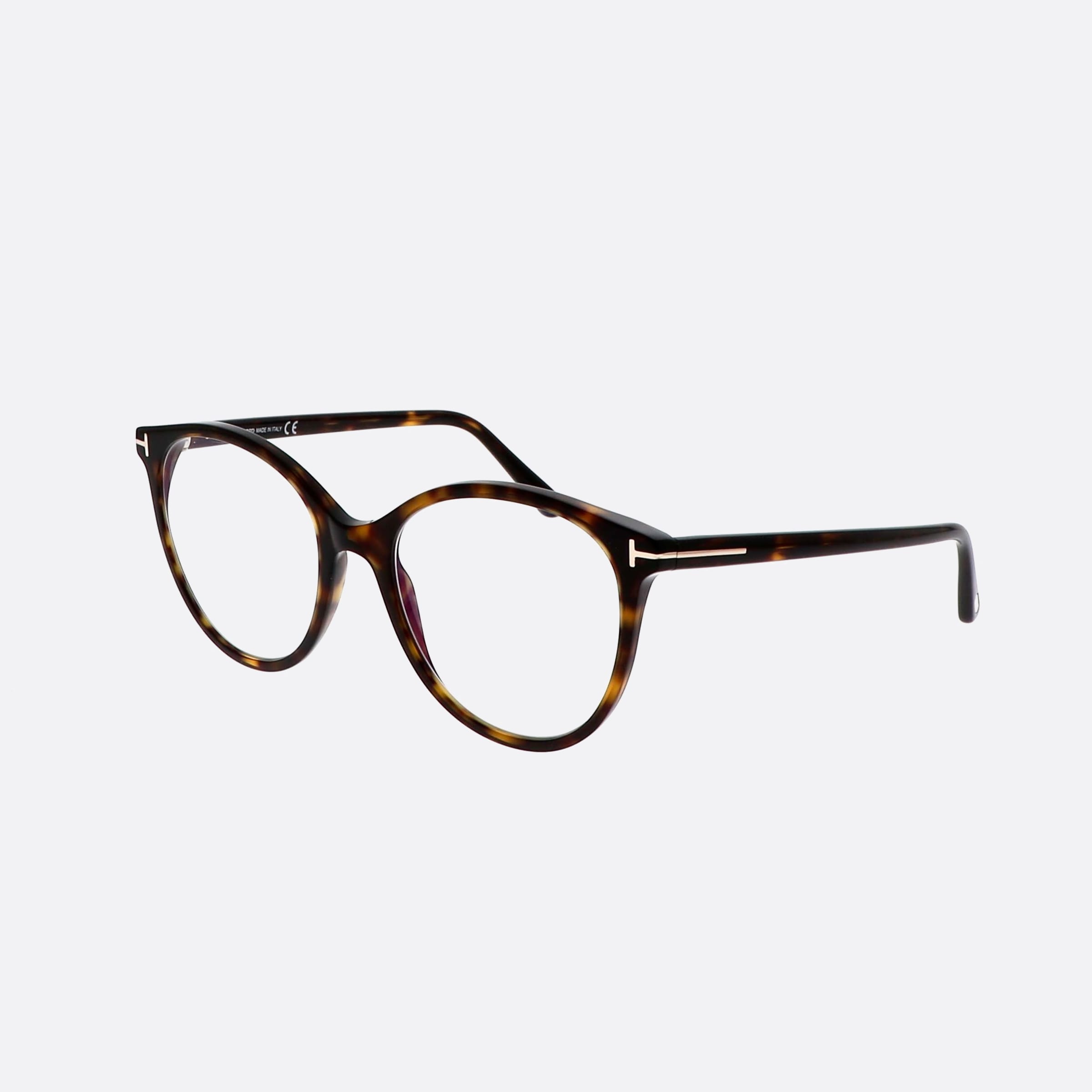 Tom 53mm Ford Ft5742 Tortoise Oval Women Eyeglasses - Main View