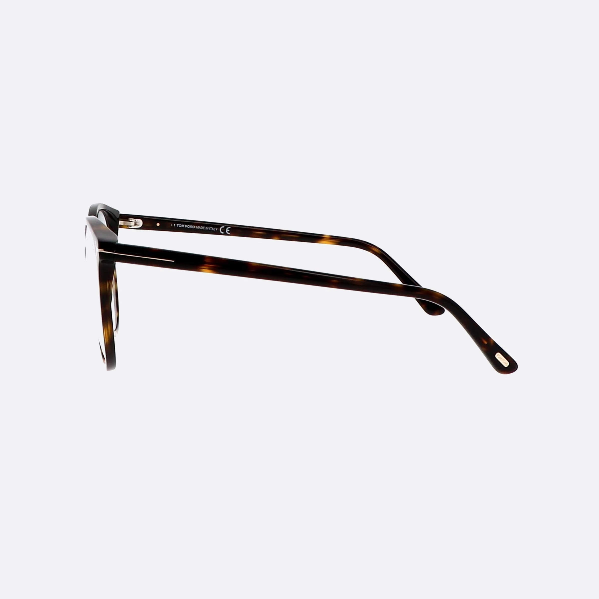 Tom 53mm Ford Ft5742 Tortoise Oval Women Eyeglasses - Detail View