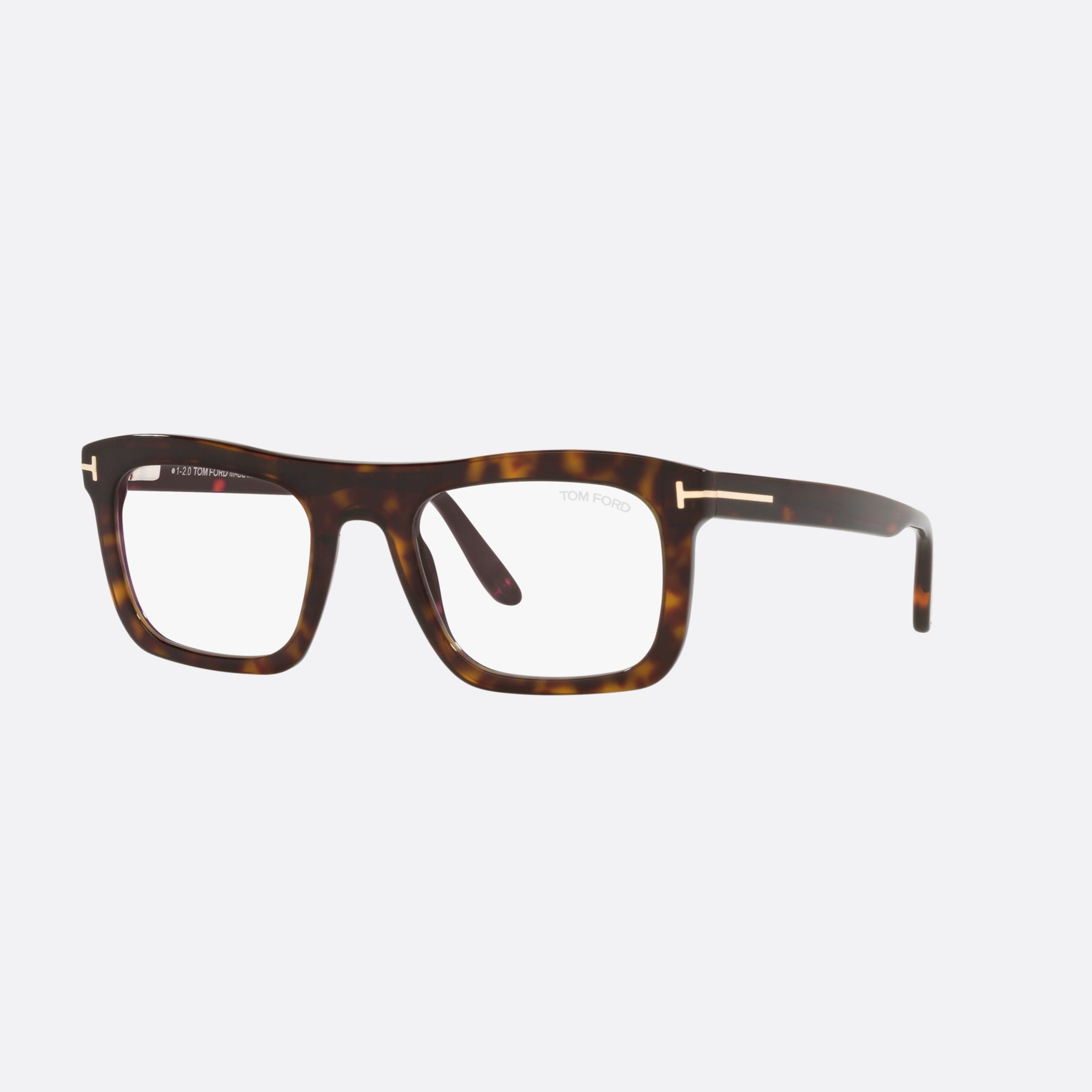 Tom 52mm Ford Ft5757 Tortoise Rectangular Men Eyeglasses - Main View
