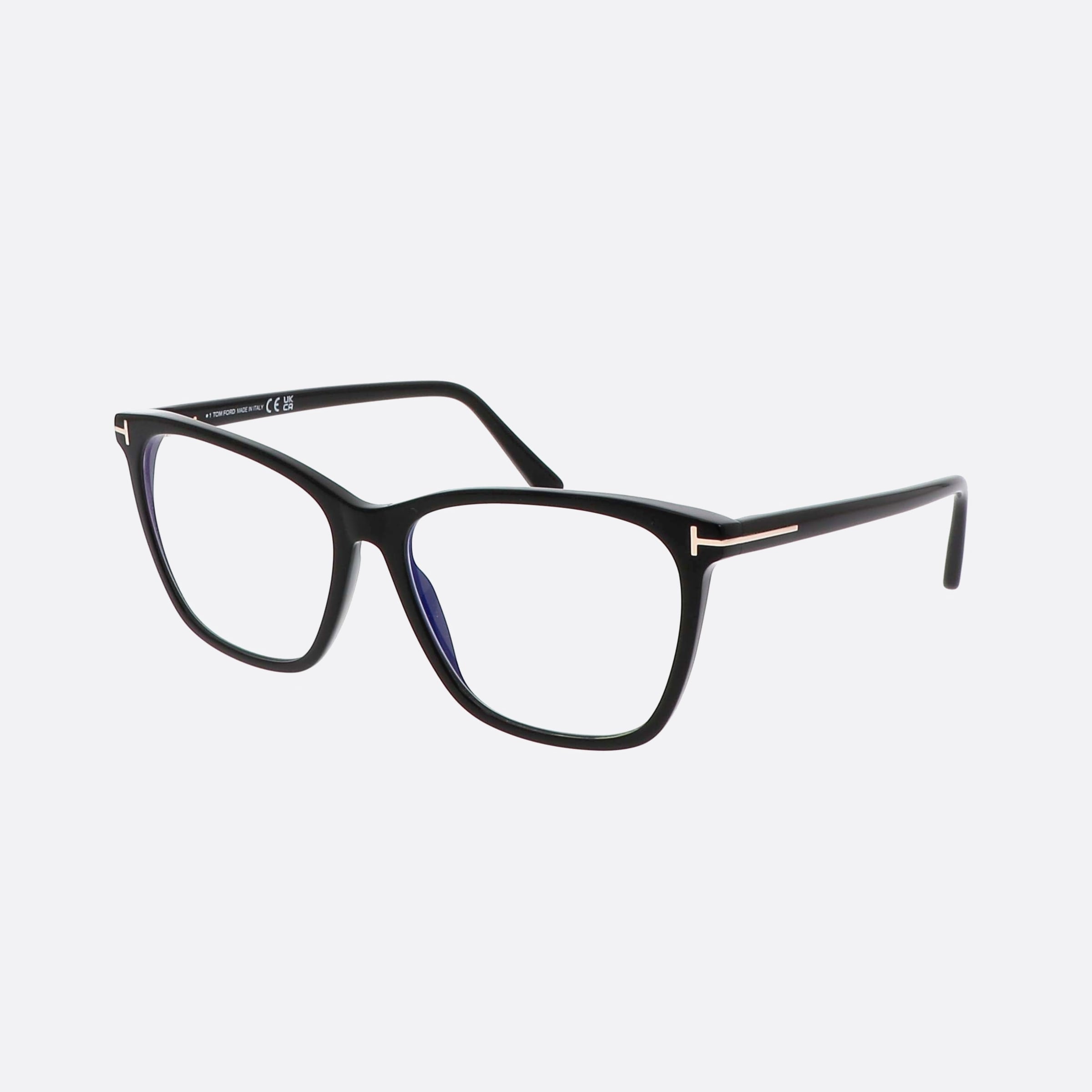 Tom 55mm Ford Ft5762 Black Square Women Eyeglasses - Main View