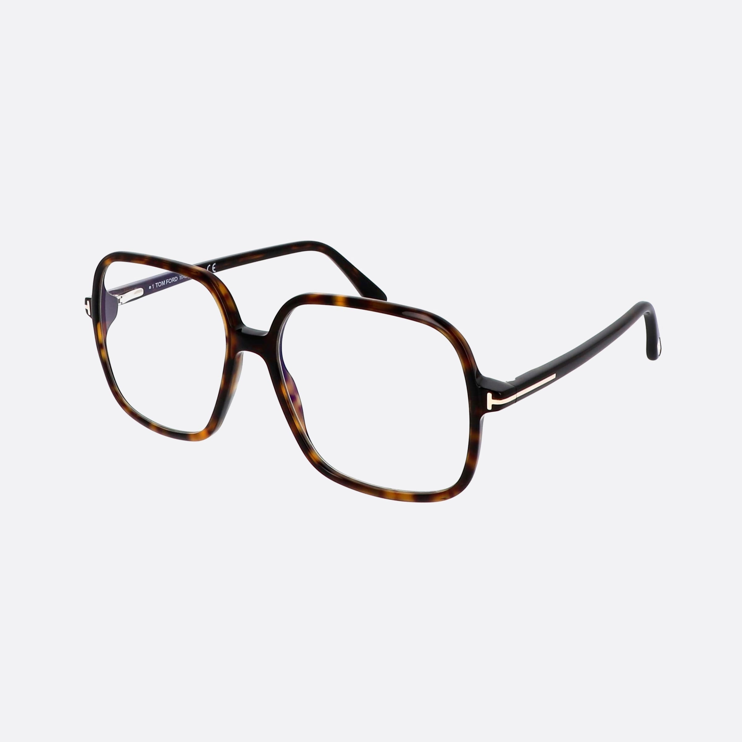 Tom 56mm Ford Ft5764 Tortoise Square Men Eyeglasses - Main View