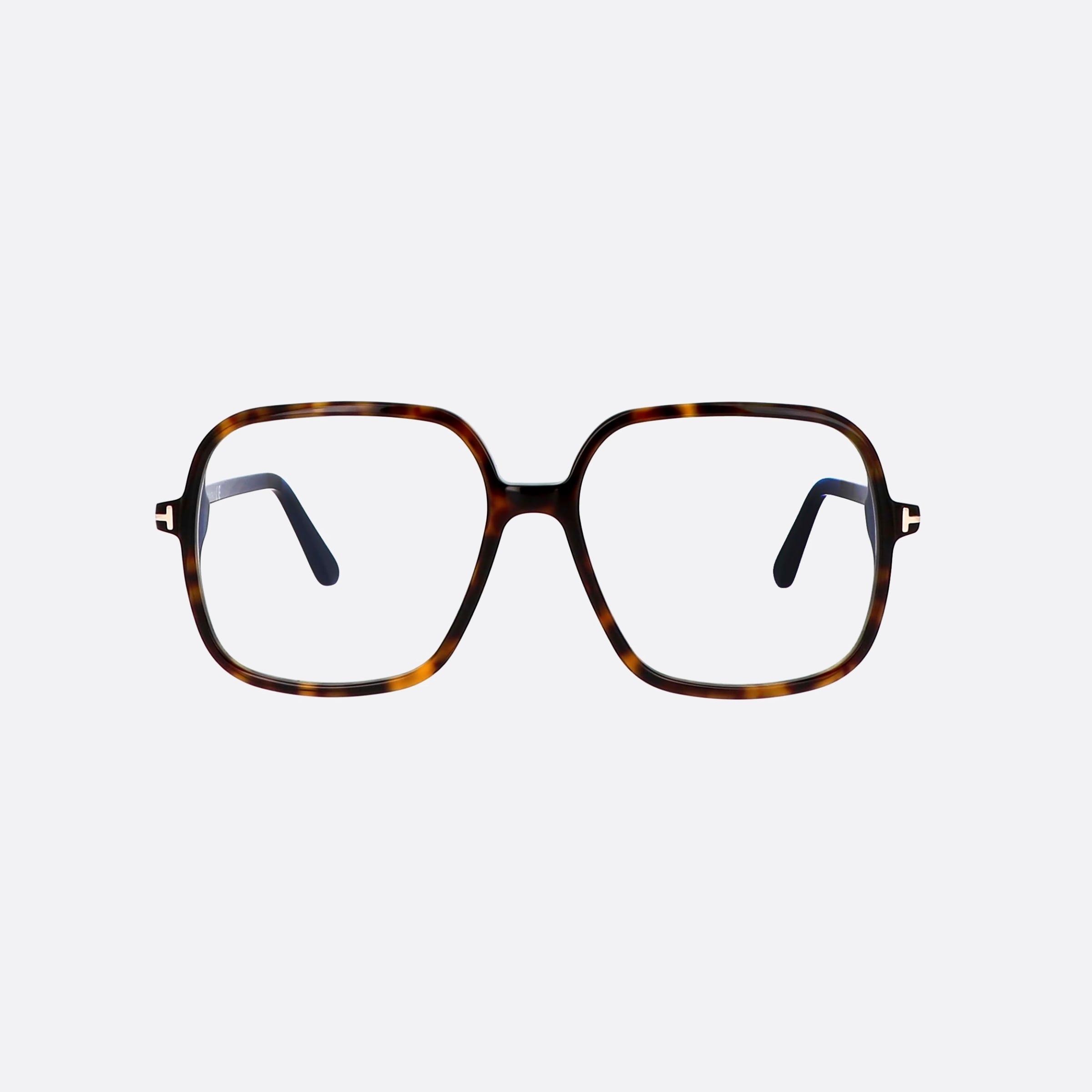Tom 56mm Ford Ft5764 Tortoise Square Men Eyeglasses - Side View