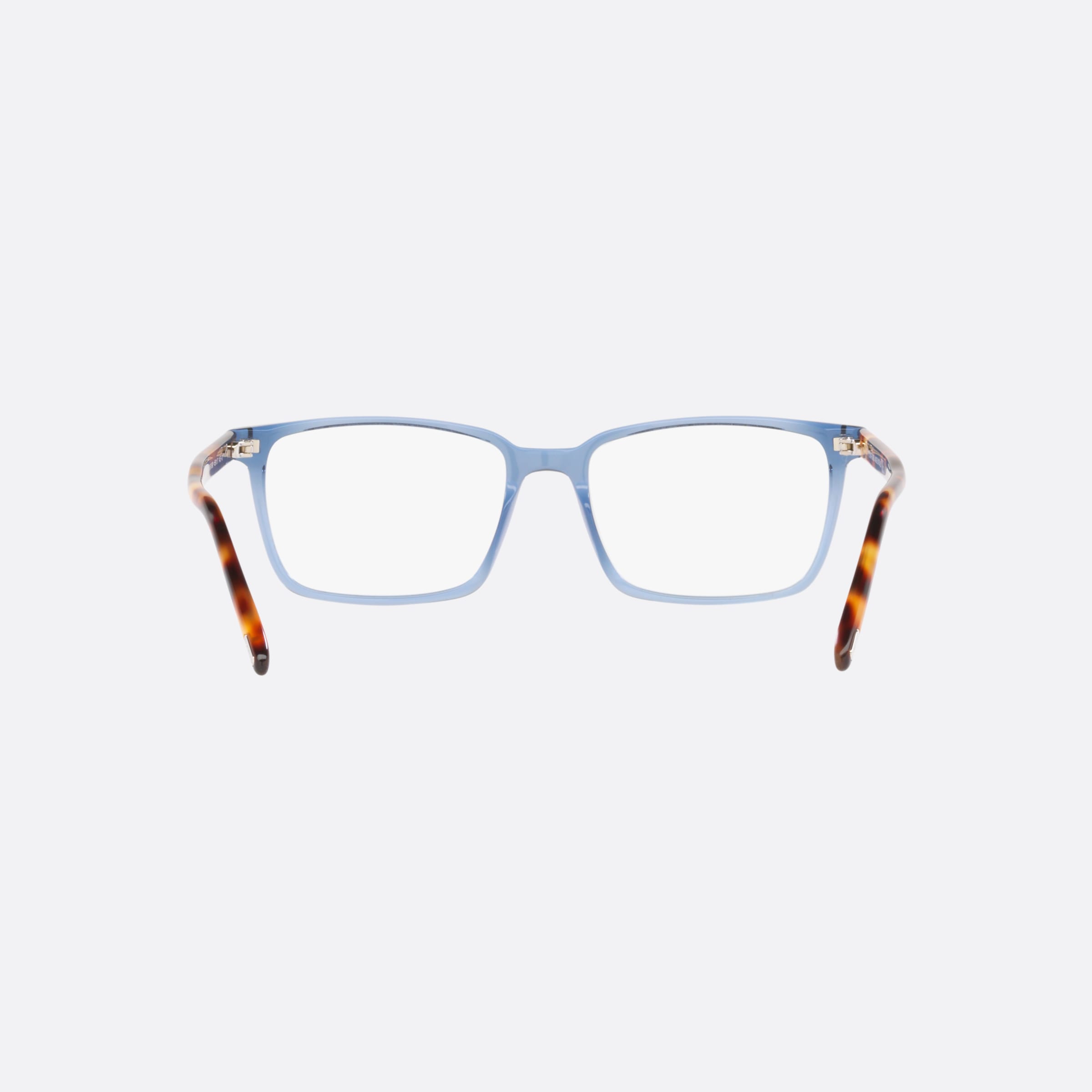 Tom 55mm Ford Ft5802 Blue Rectangular Men Eyeglasses - Side View