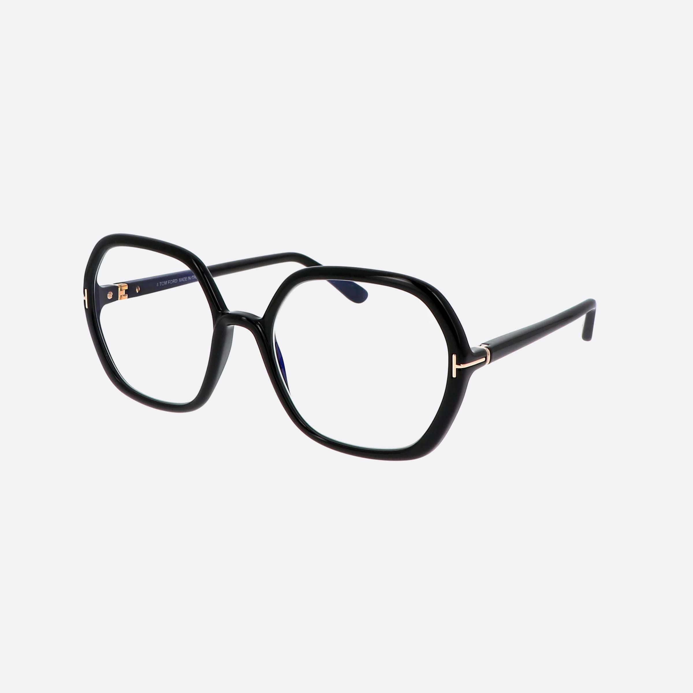 Tom 55mm Ford Ft5814 Black Square Women Eyeglasses - Main View