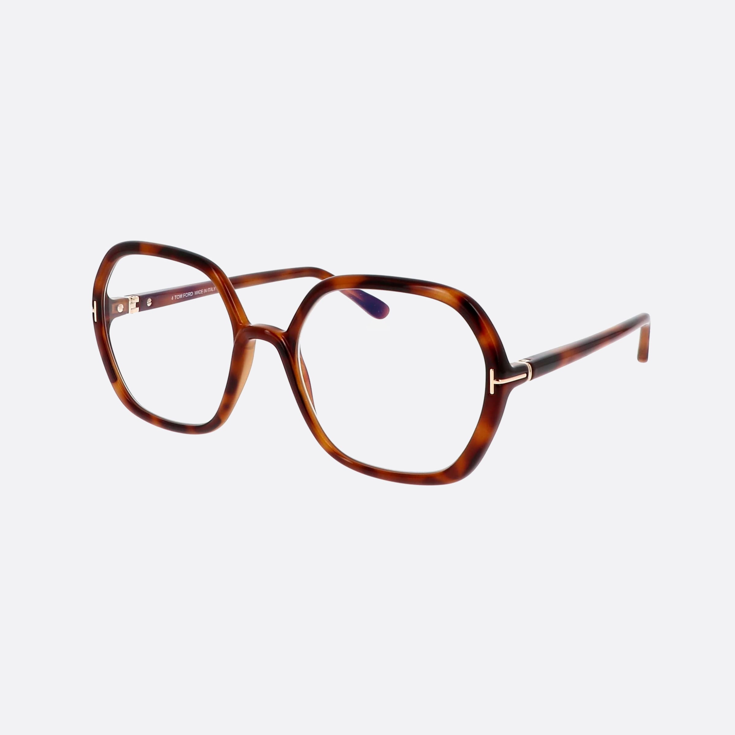 Tom 55mm Ford Ft5814 Tortoise Square Women Eyeglasses - Main View