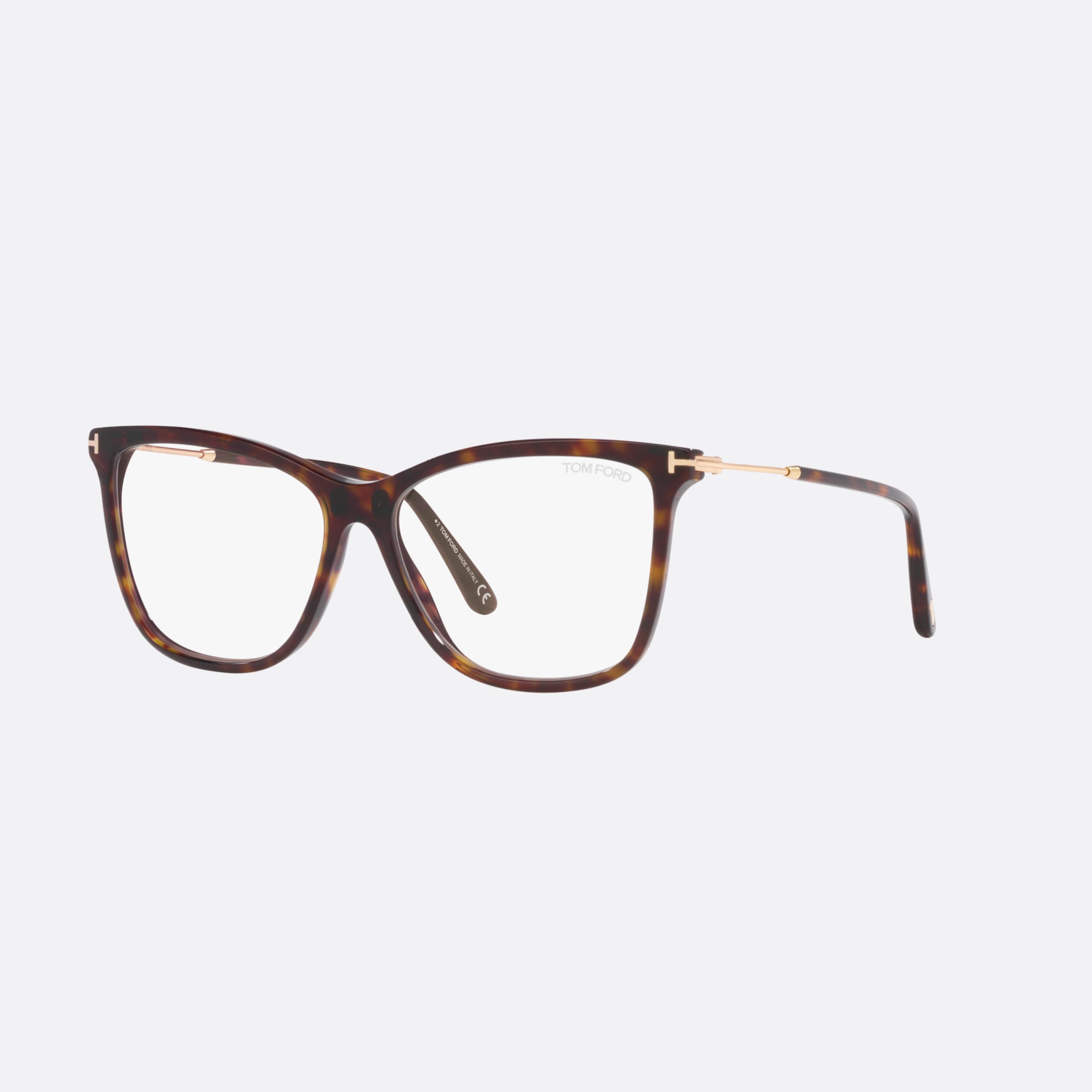 Tom 56mm Ford Ft5824 Tortoiseshell Cat Eye Women Eyeglasses - Main View
