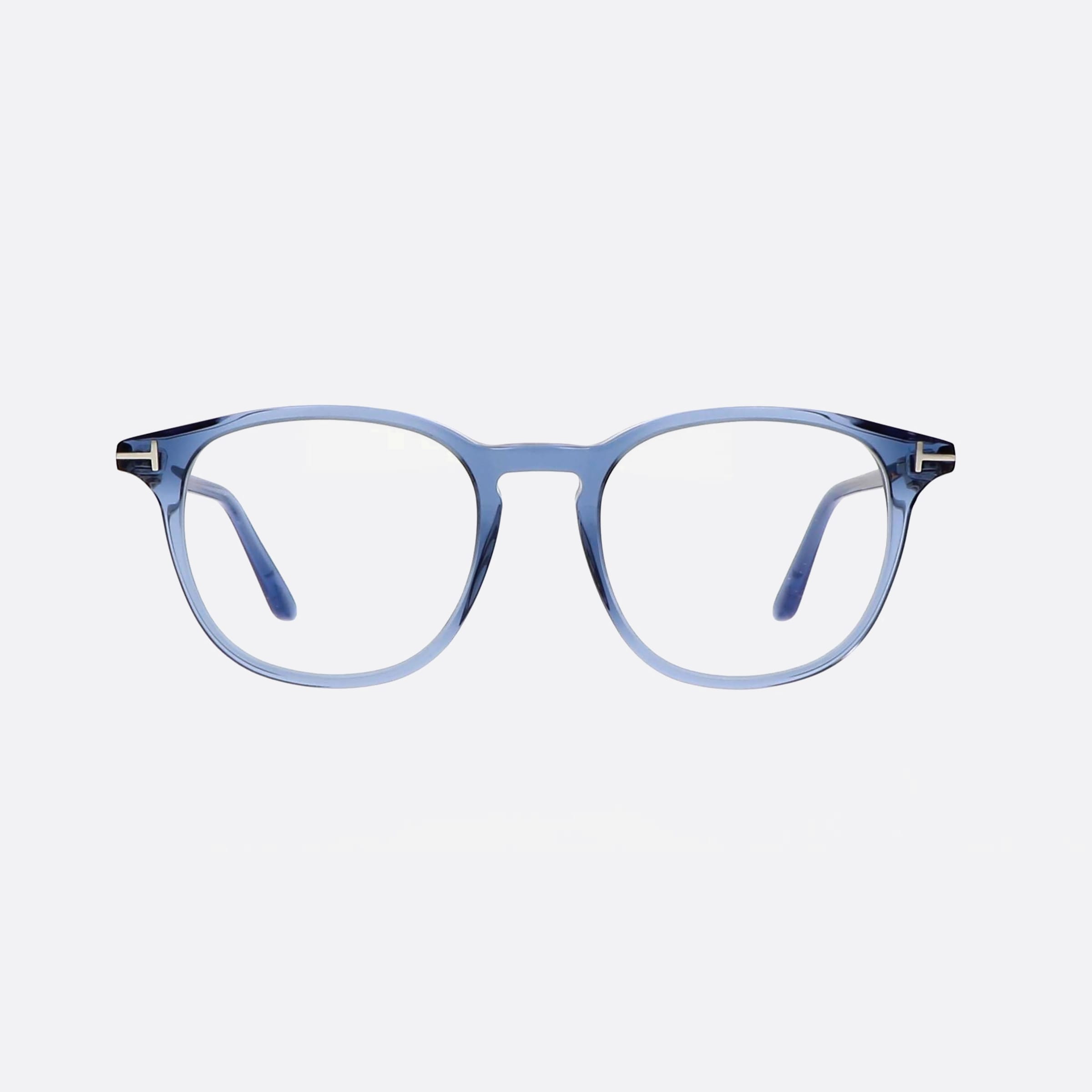 Tom 50mm Ford Ft5832 Blue Oval Unisex Eyeglasses - Side View