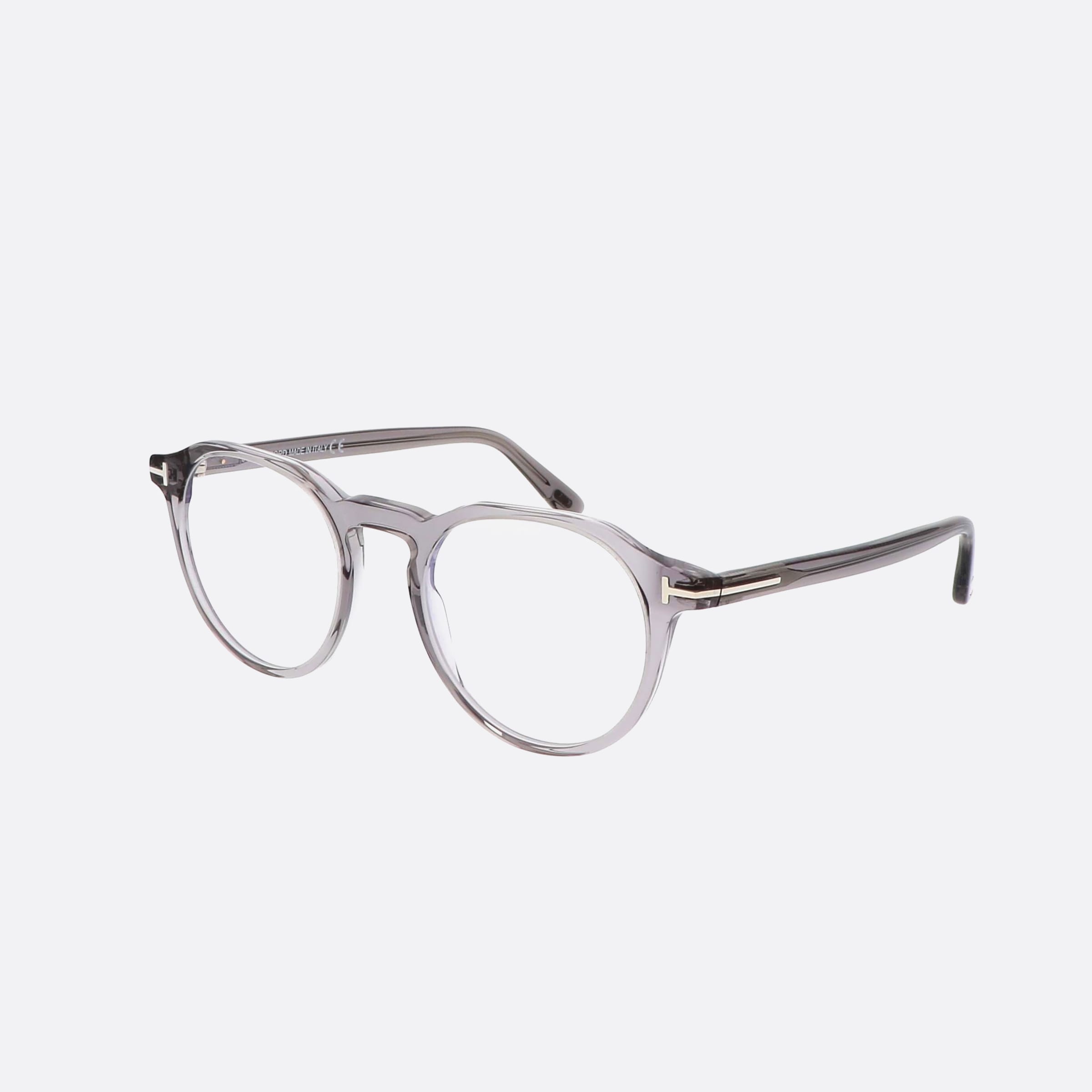 Tom 49mm Ford Ft5833 Grey Round Men Eyeglasses - Main View