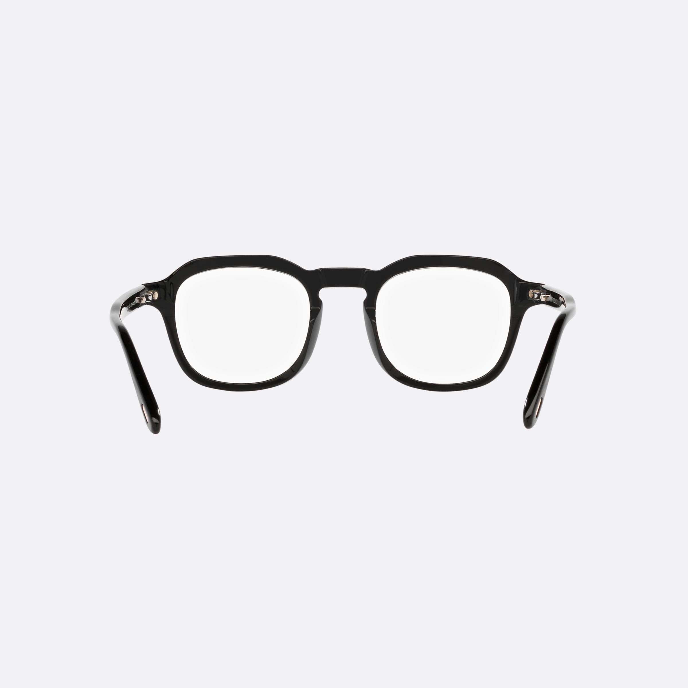 Tom 49mm Ford Ft5836 Black Round Men Eyeglasses - Side View
