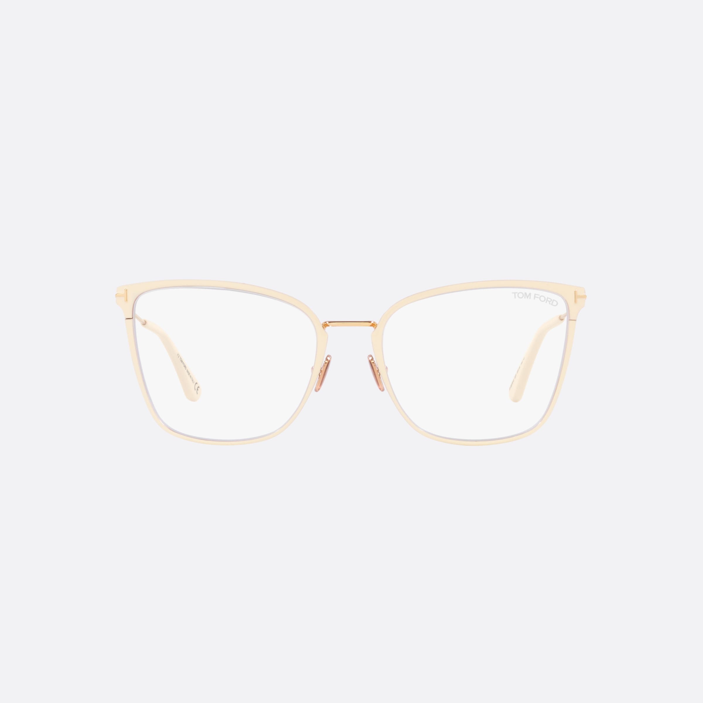 Tom 56mm Ford Ft5839 Beige Butterfly Women Eyeglasses - Lifestyle Shot