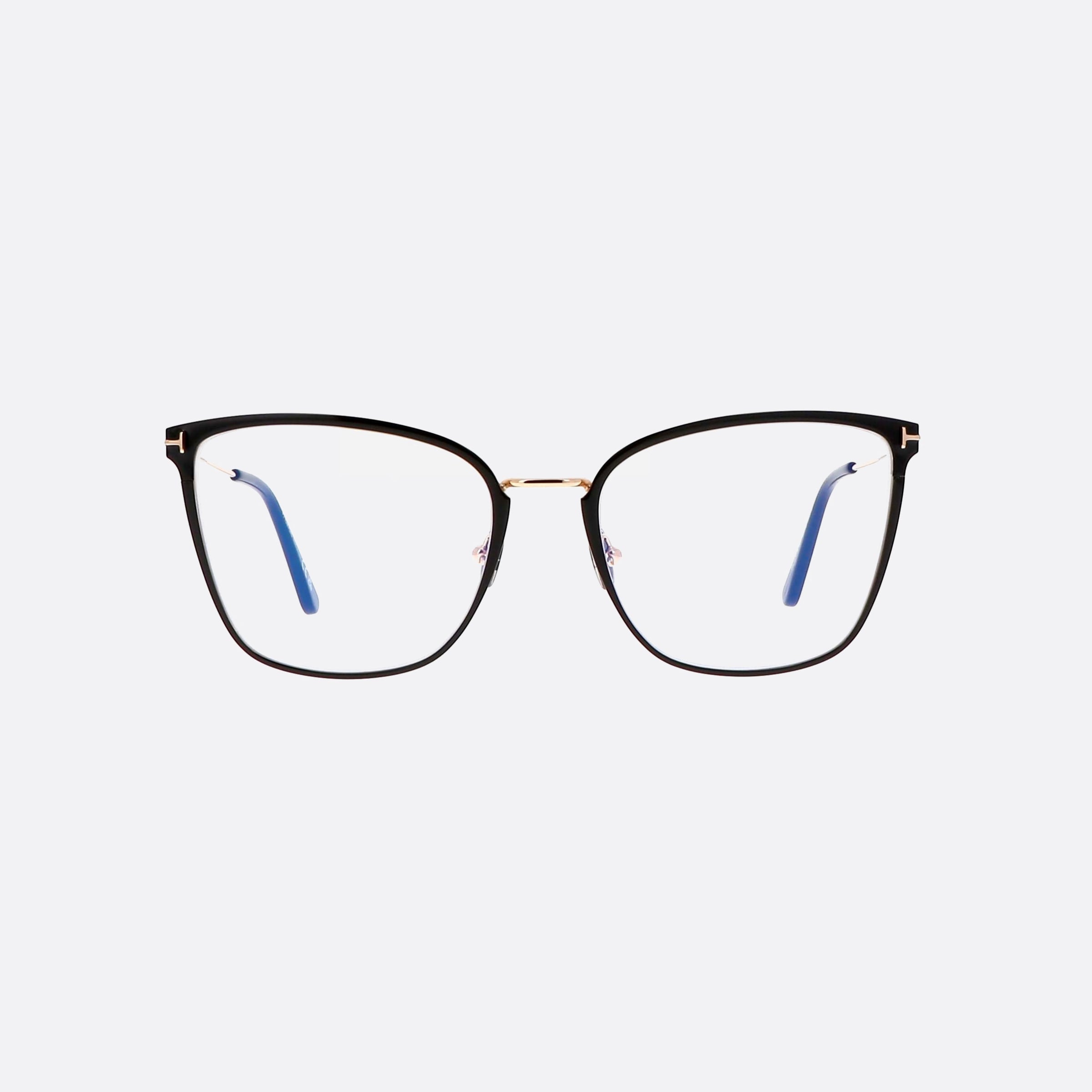 Tom 56mm Ford Ft5839 Black Butterfly Women Eyeglasses - Side View