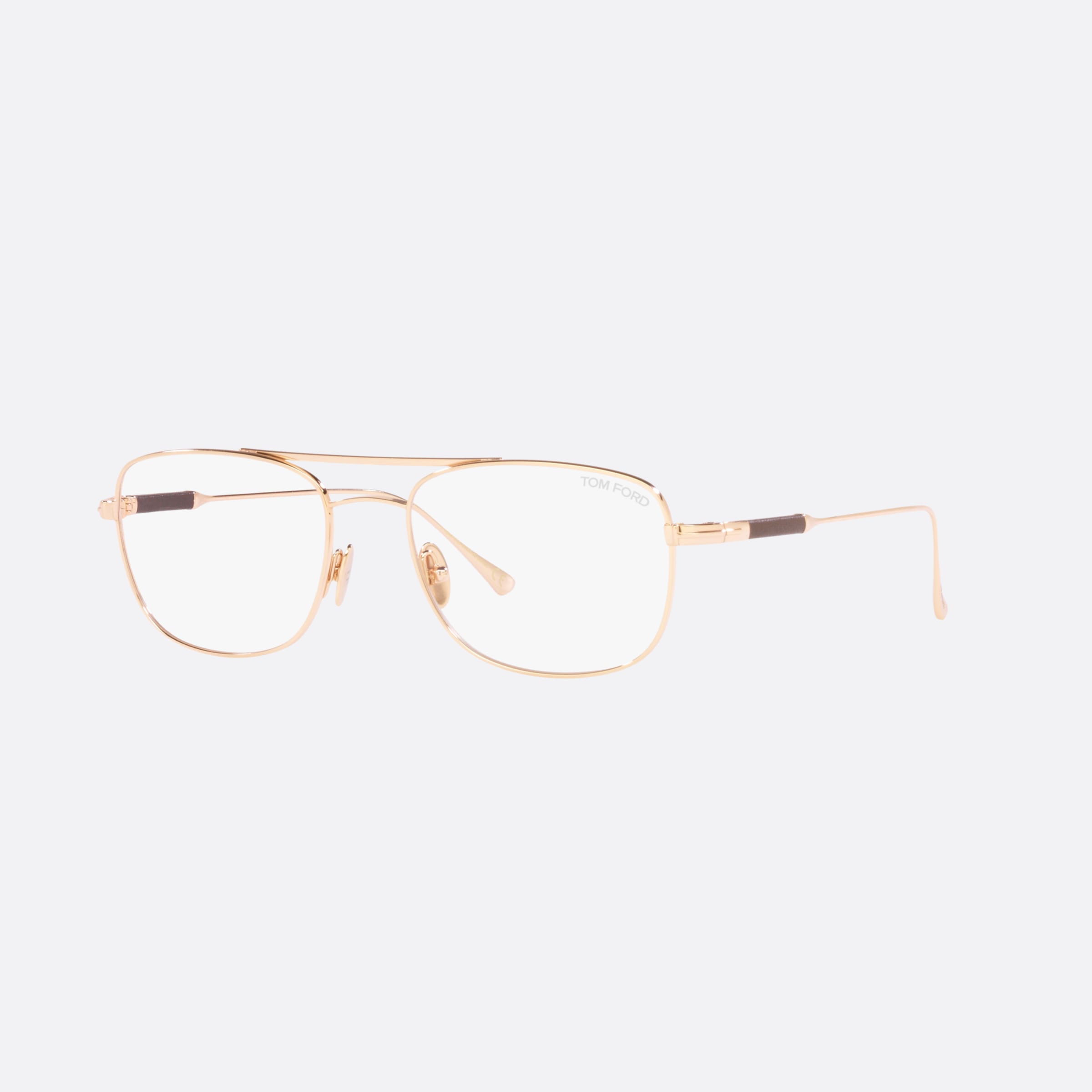 Tom 54mm Ford Ft5848 Gold Square Men Eyeglasses - Main View