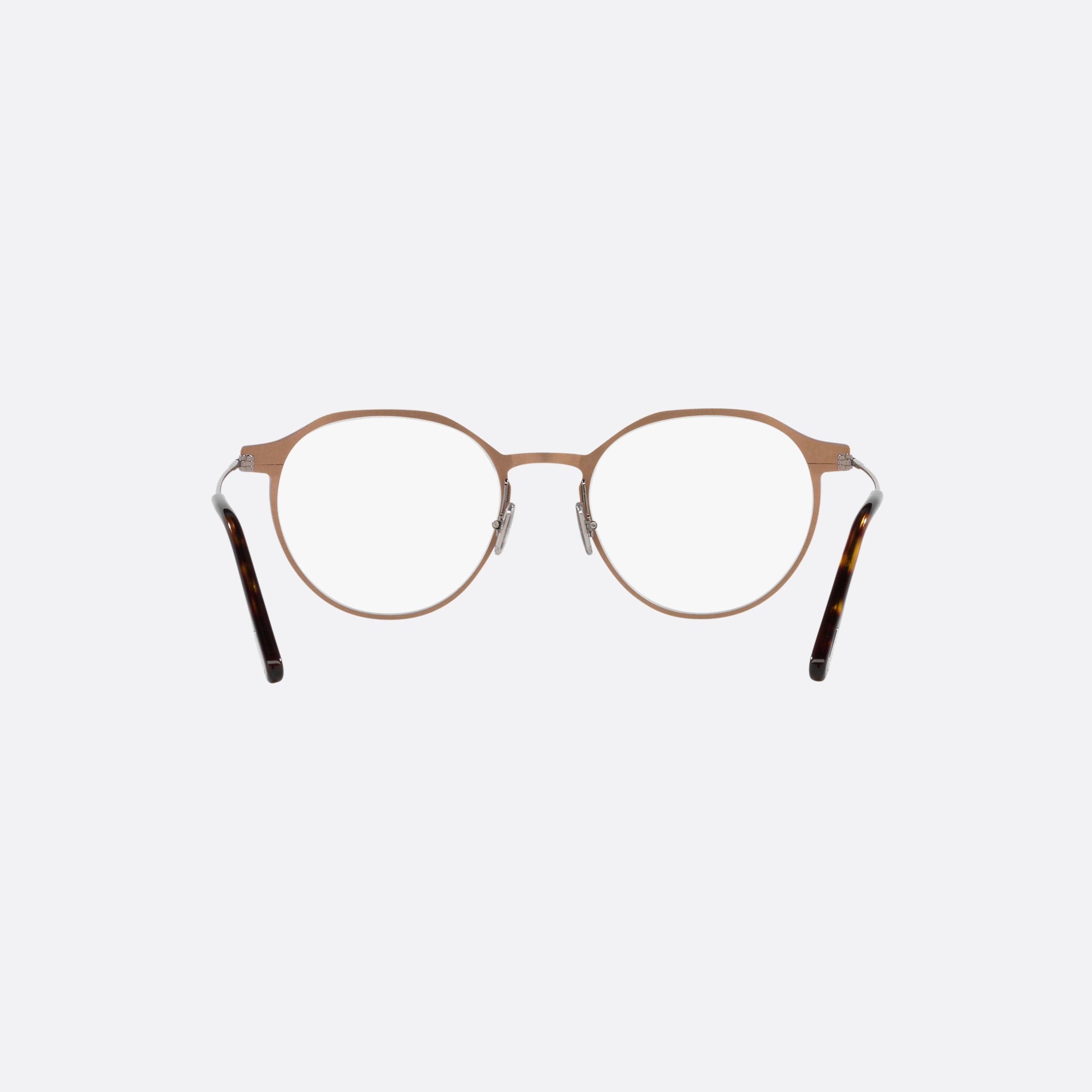 Tom 52mm Ford Ft5866 Brown Round Men Eyeglasses - Side View