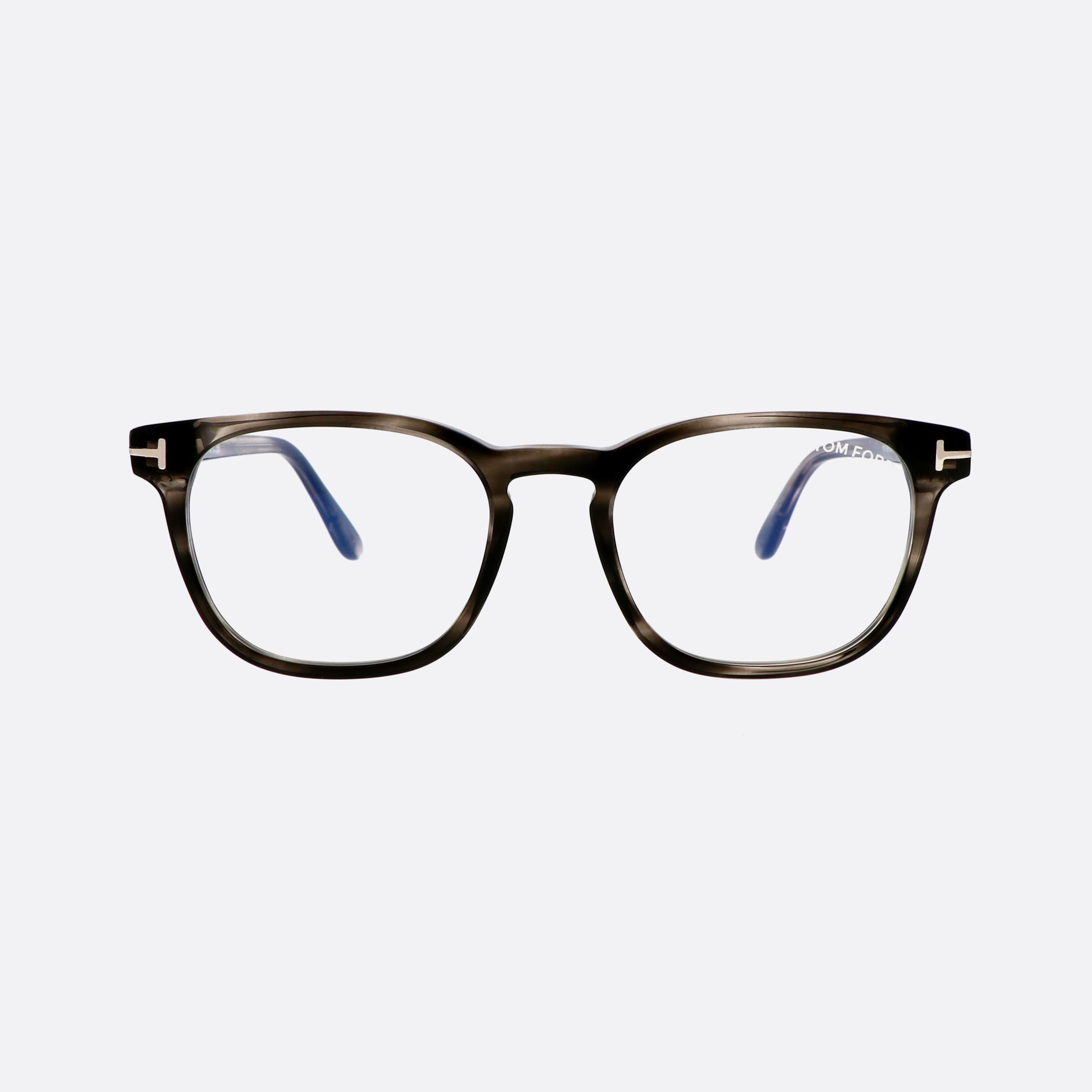 Tom 51mm Ford Ft5868 Grey Squared Men Eyeglasses - Side View