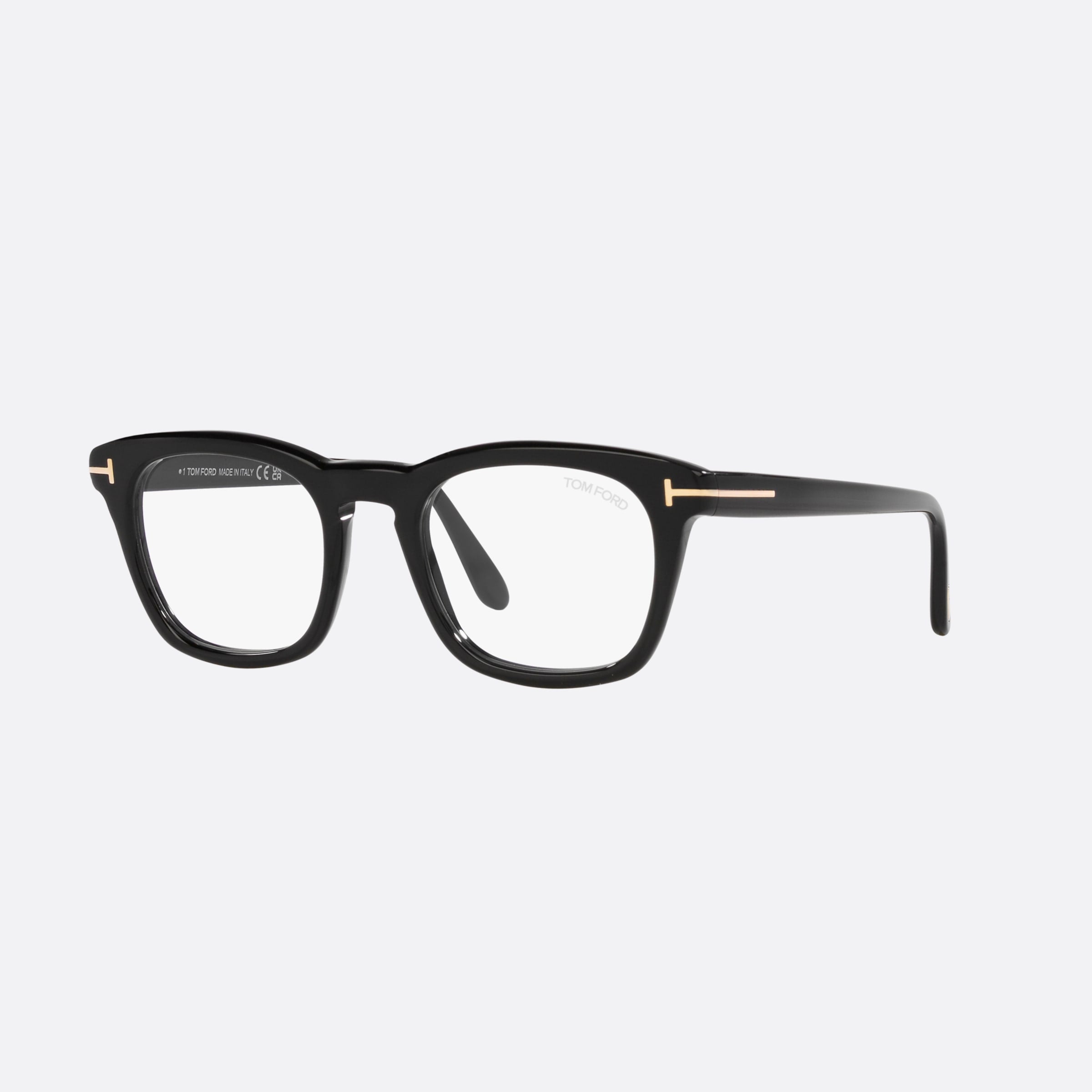 Tom 50mm Ford Ft5870 Black Square Men Eyeglasses - Main View