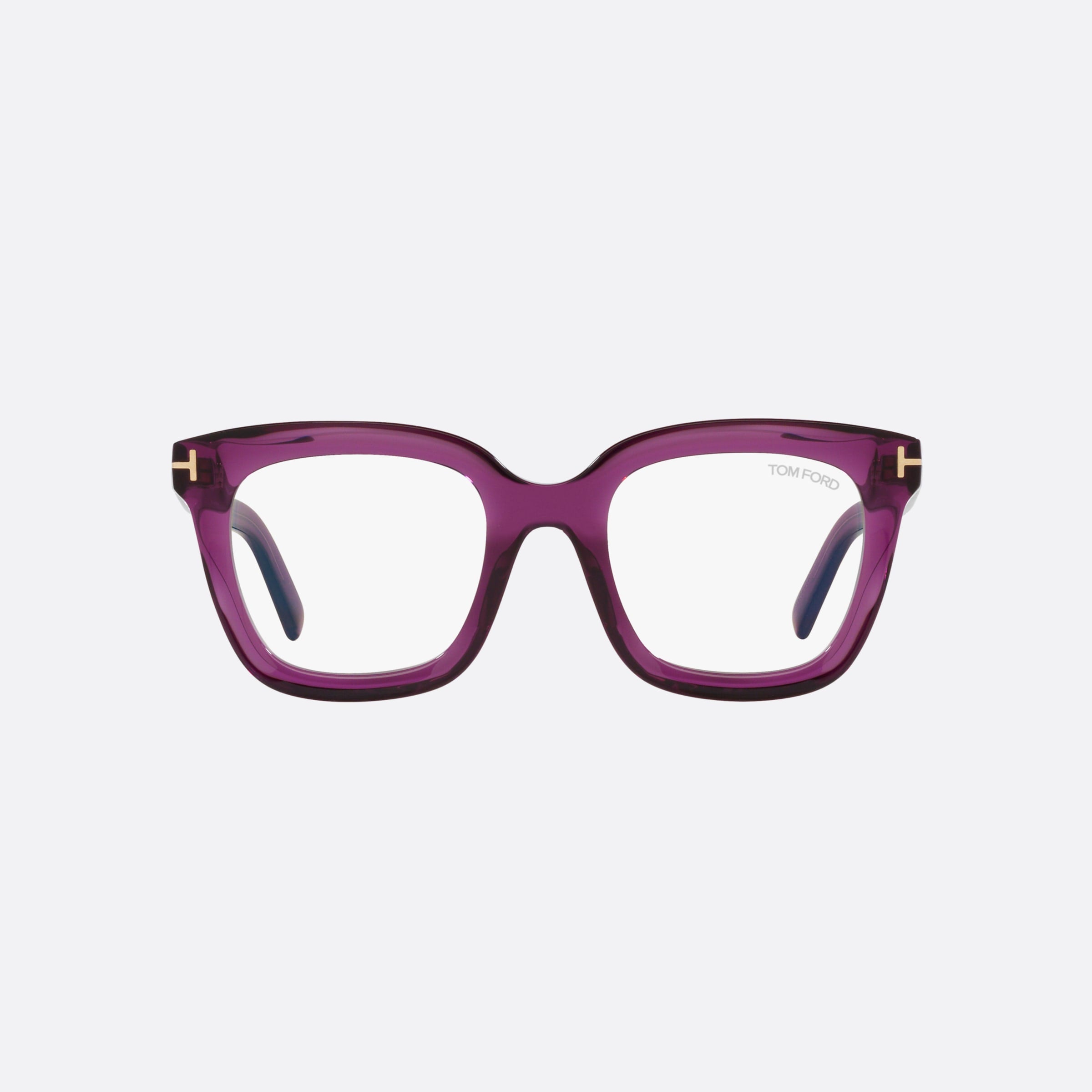 Tom 51mm Ford Ft5880 Purple Square Women Eyeglasses - Lifestyle Shot