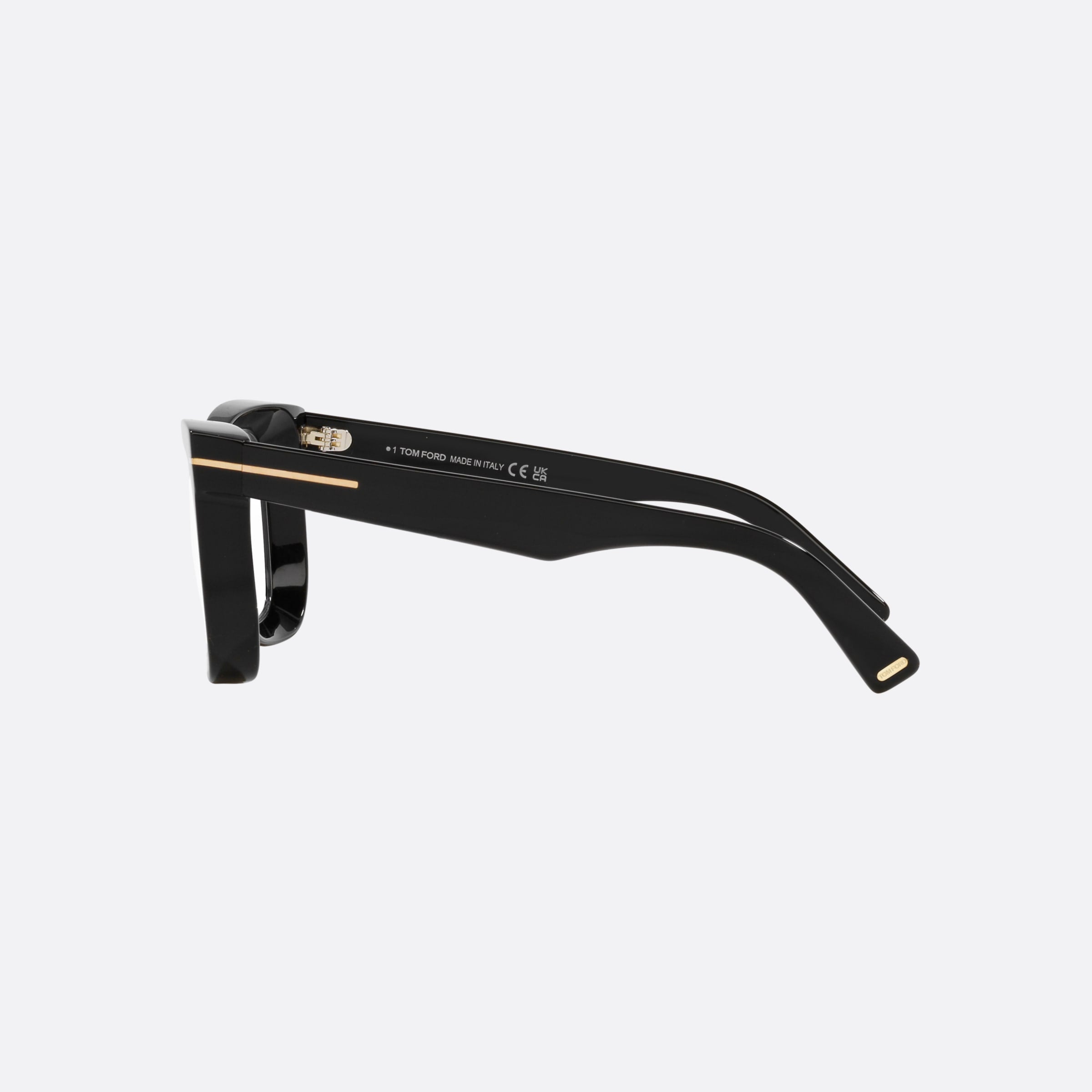 Tom 52mm Ford Ft5881 Black Square Women Eyeglasses - Detail View