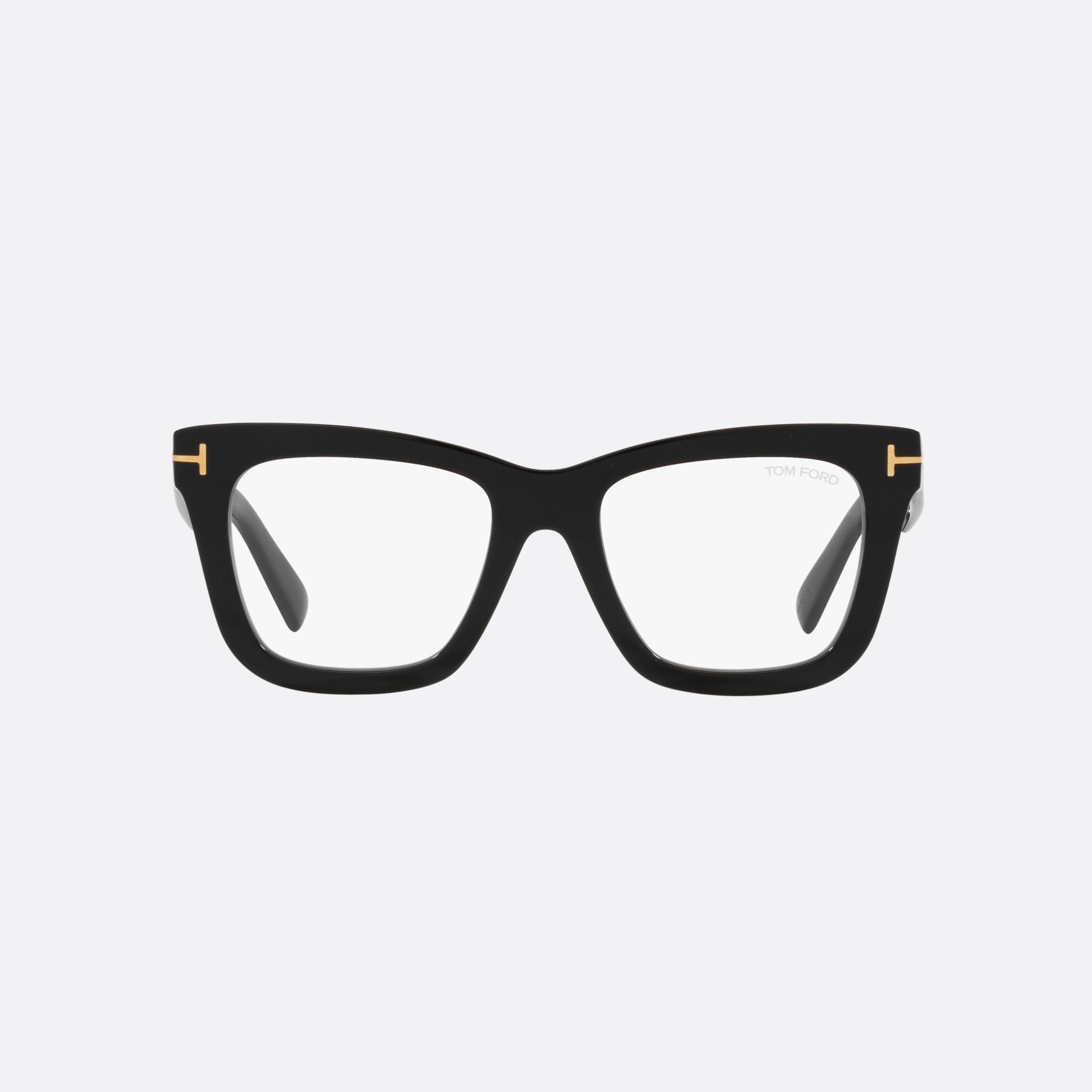 Tom 52mm Ford Ft5881 Black Square Women Eyeglasses - Lifestyle Shot
