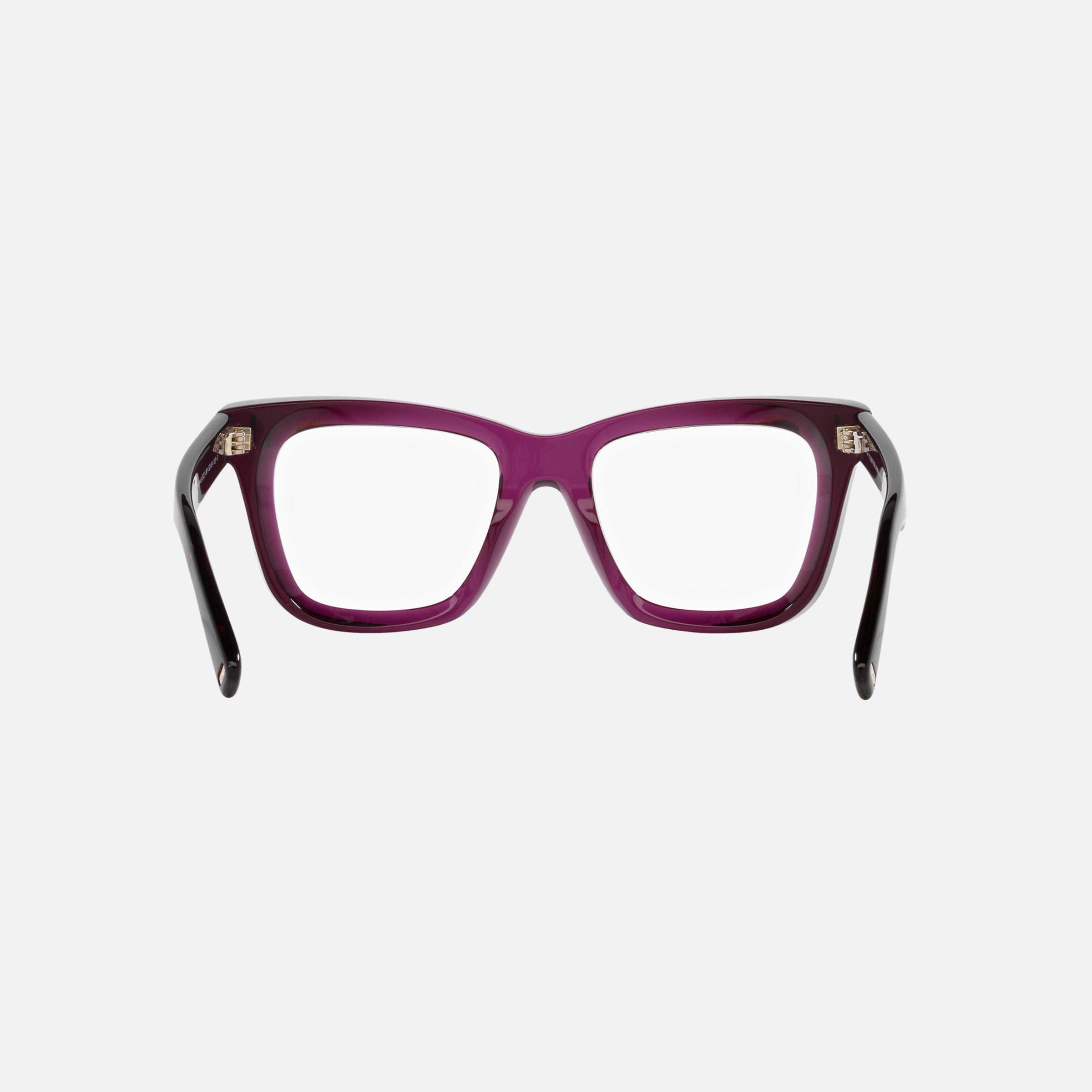 Tom 52mm Ford Ft5881 Purple Square Women Eyeglasses - Side View