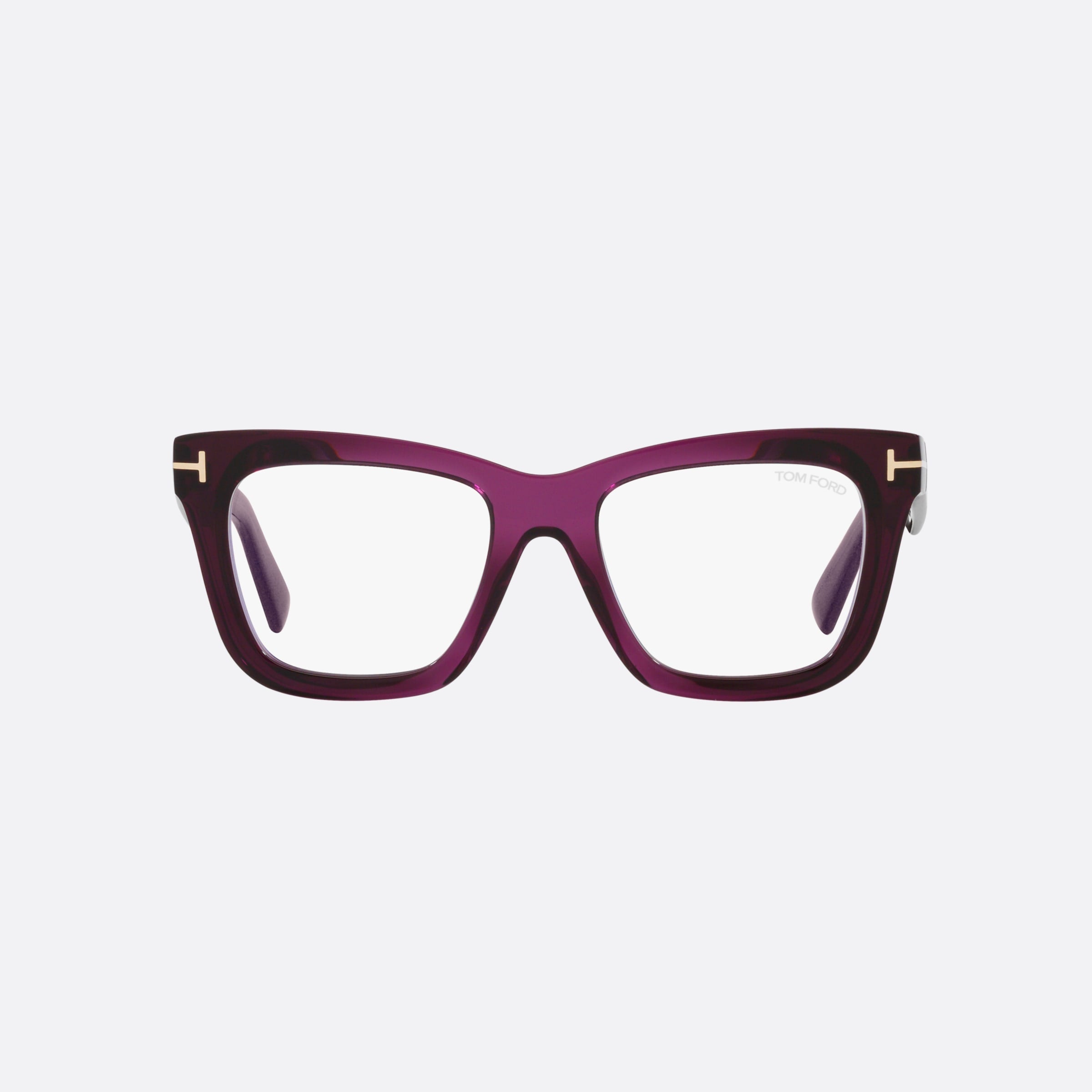 Tom 52mm Ford Ft5881 Purple Square Women Eyeglasses - Lifestyle Shot