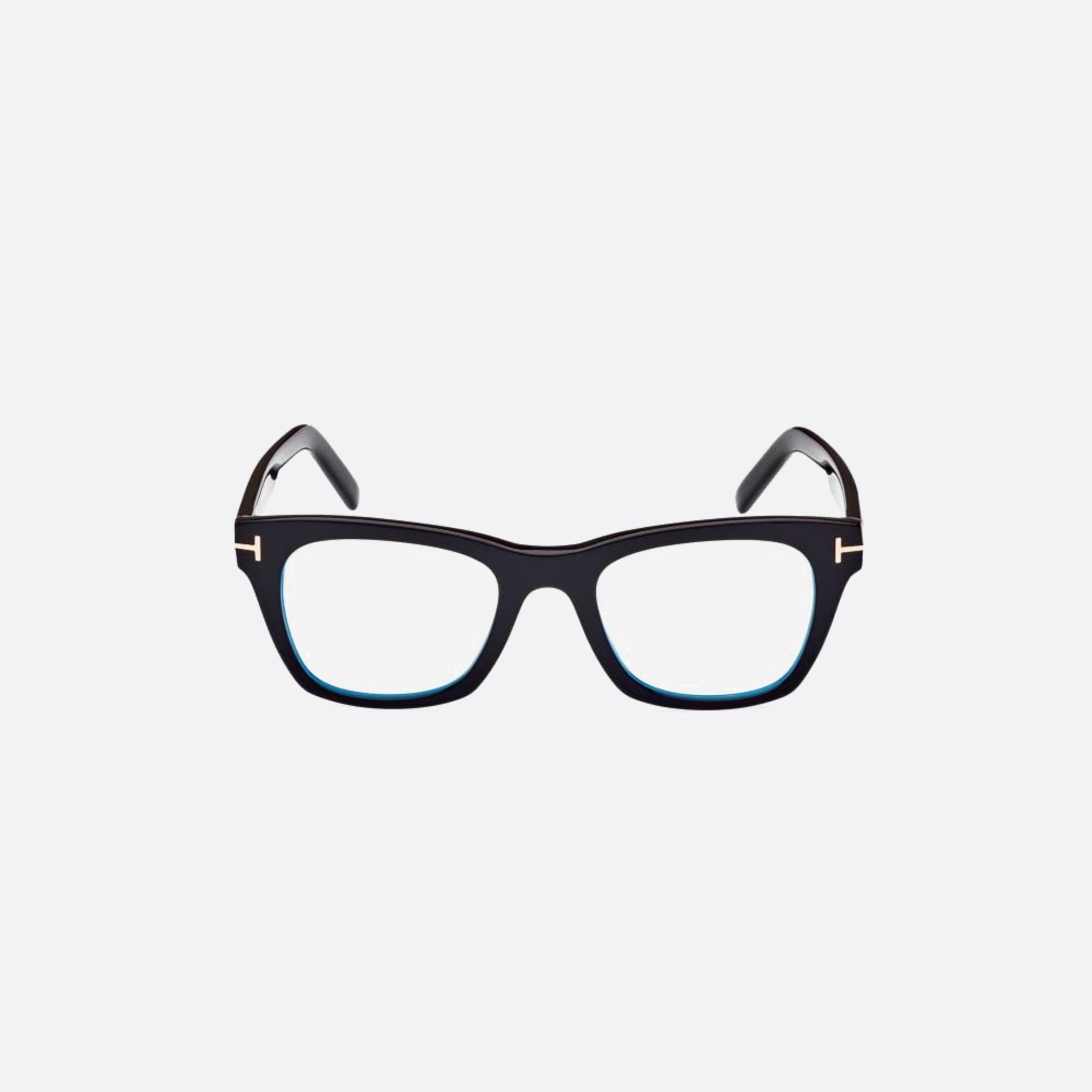 Tom 50mm Ford Ft5886 Blue Block Black Squared Men Eyeglasses - Main View