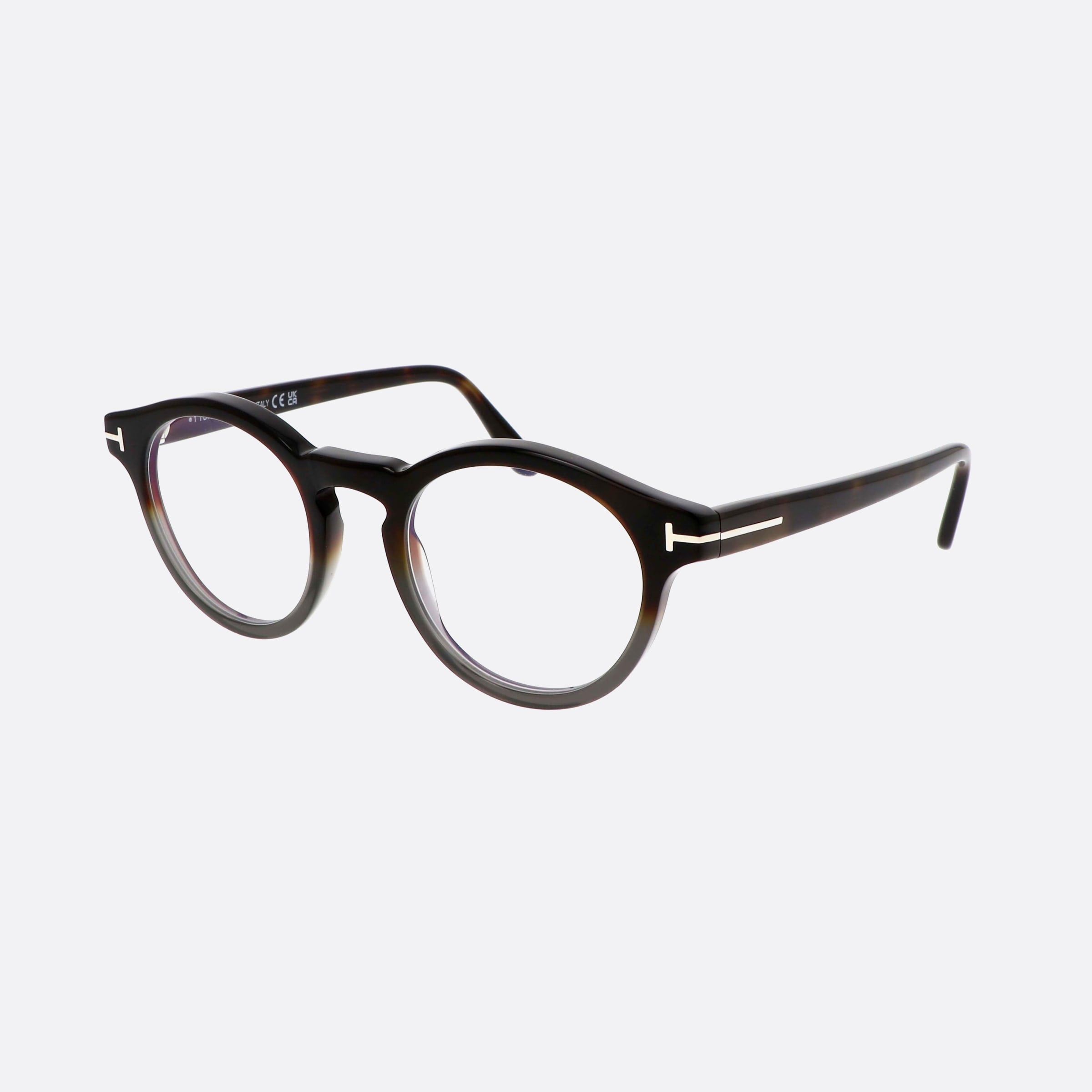 Tom 49mm Ford Ft5887 Black Visor Unisex Eyeglasses - Main View