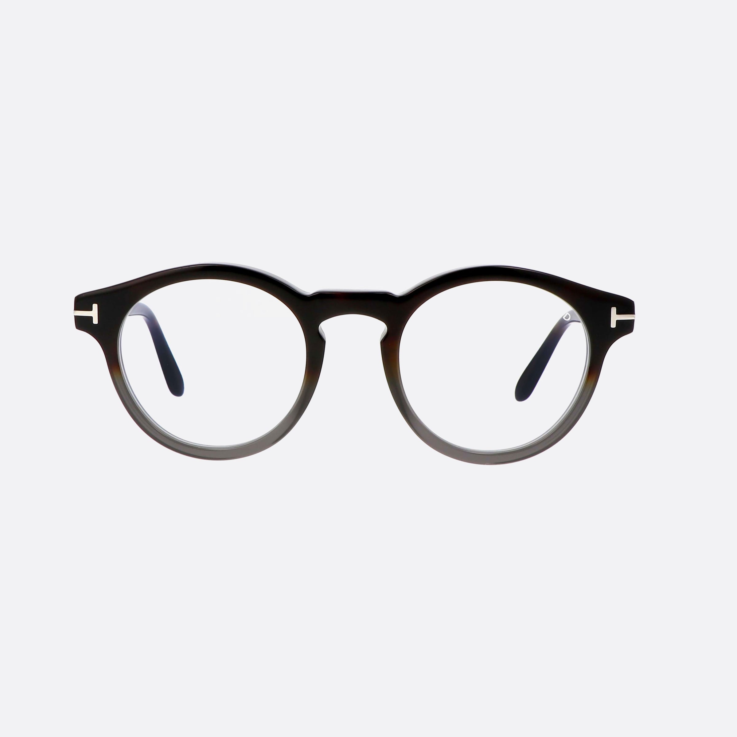 Tom 49mm Ford Ft5887 Black Visor Unisex Eyeglasses - Side View