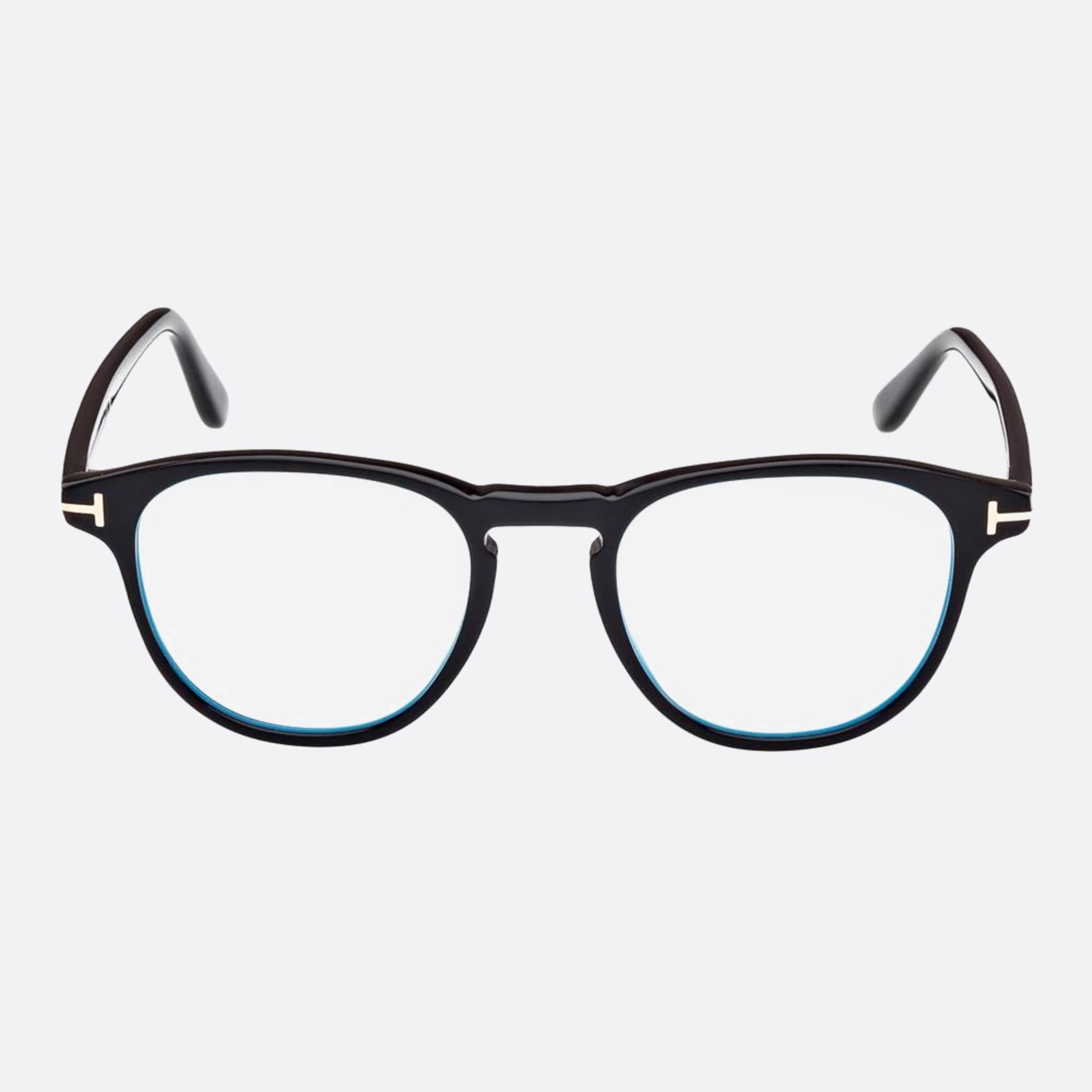 Tom 48mm Ford Ft5899 Blue Block Black Squared Men Eyeglasses - Main View
