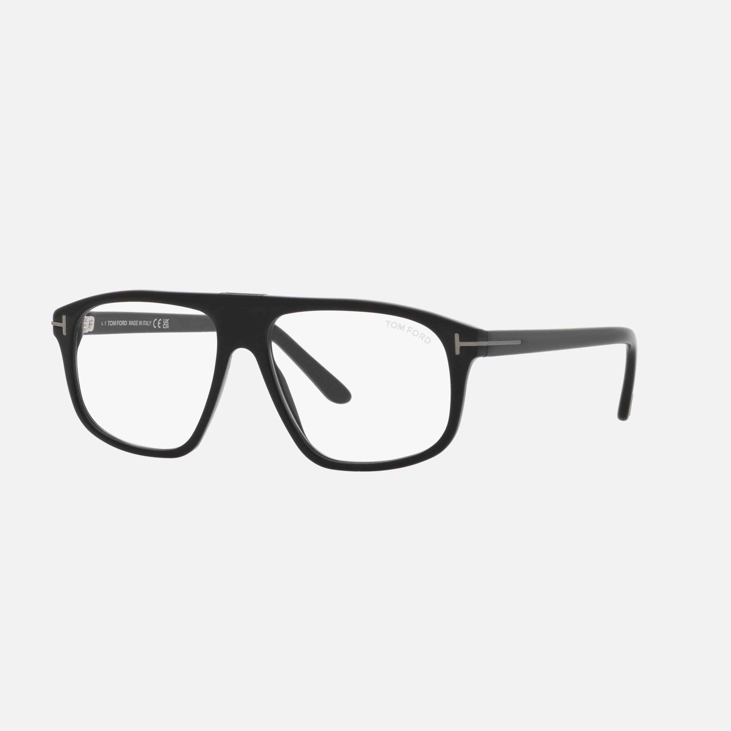 Tom 55mm Ford Ft5901 Black Pilot Men Eyeglasses - Main View