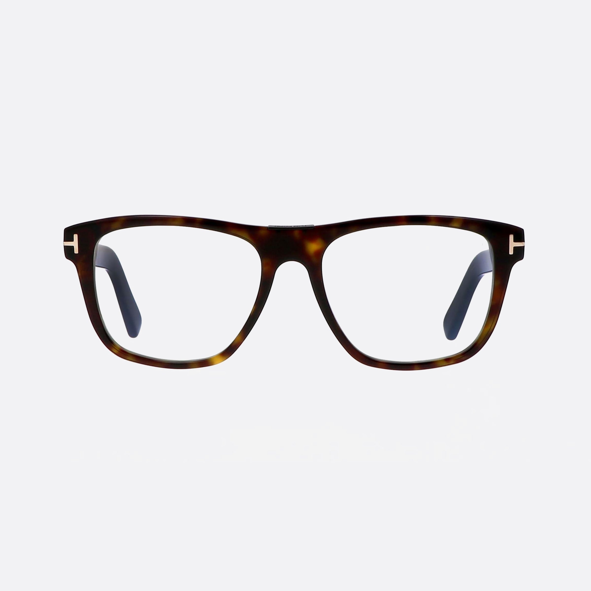 Tom 54mm Ford Ft5902 Havana Squared Men Eyeglasses - Side View