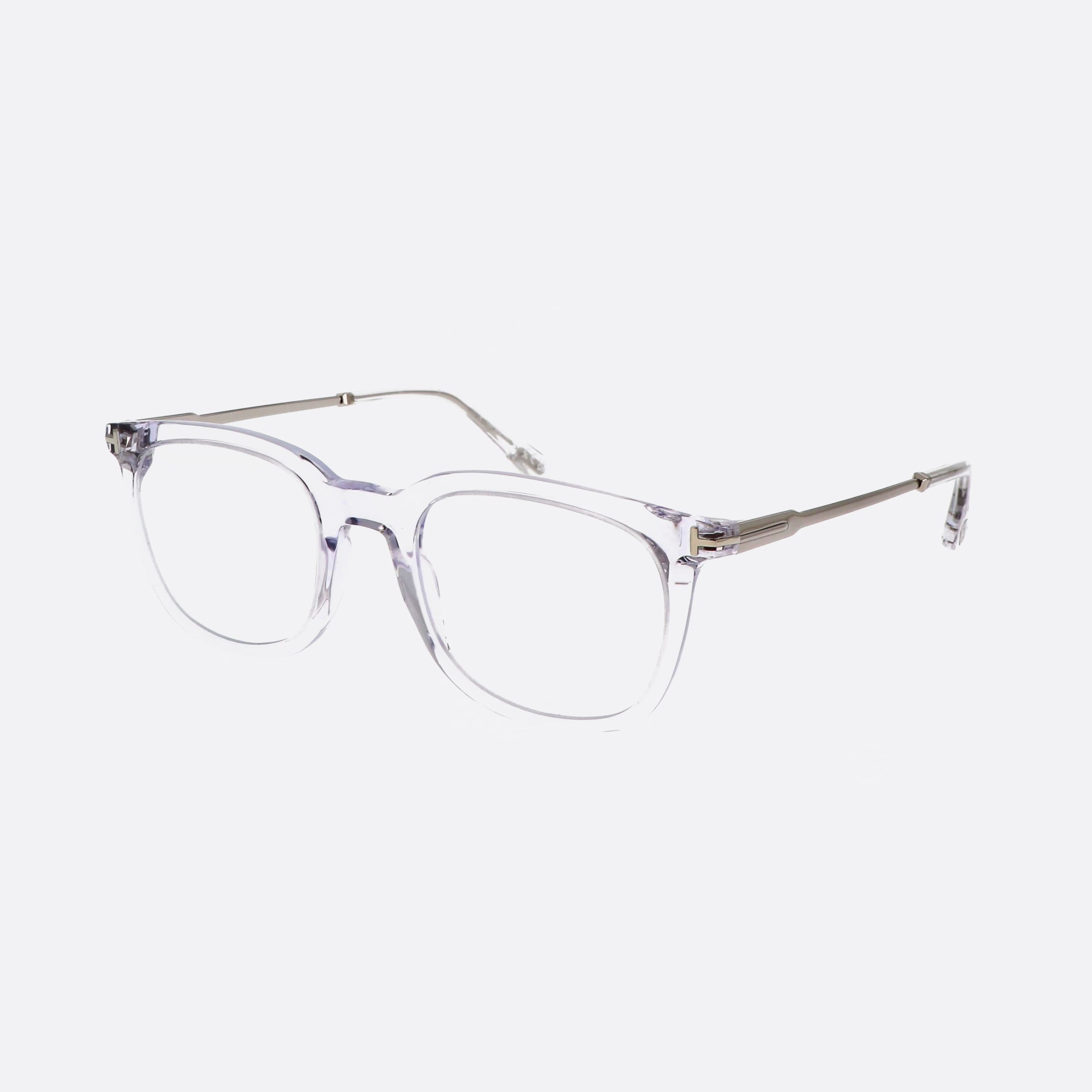 Tom 50mm Ford Ft5904 Transparent Squared Men Eyeglasses - Main View