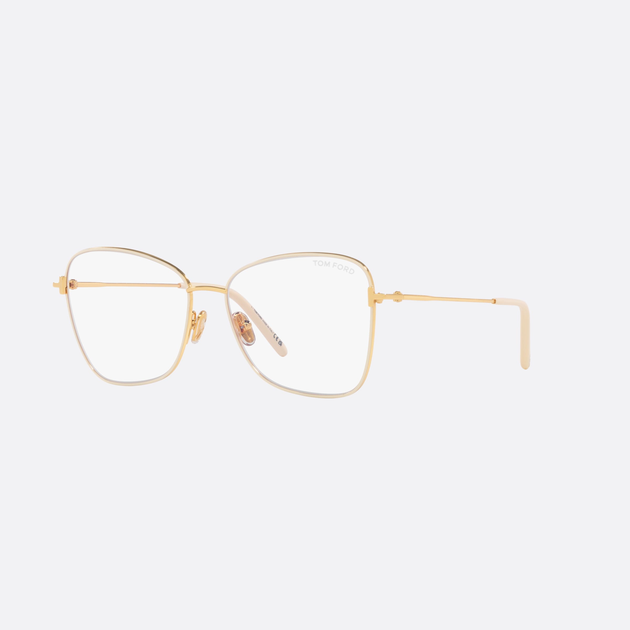 Tom 55mm Ford Ft5906 Beige Butterfly Women Eyeglasses - Main View